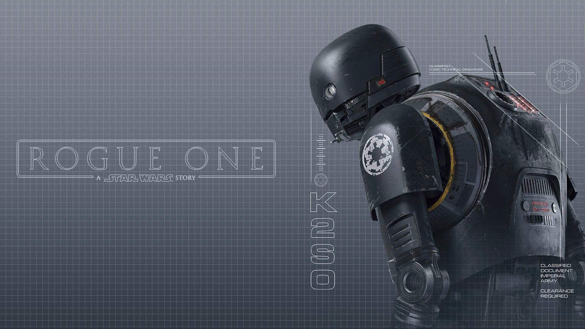 K-2SO from Rogue One: A Star Wars Story HD Wallpaper