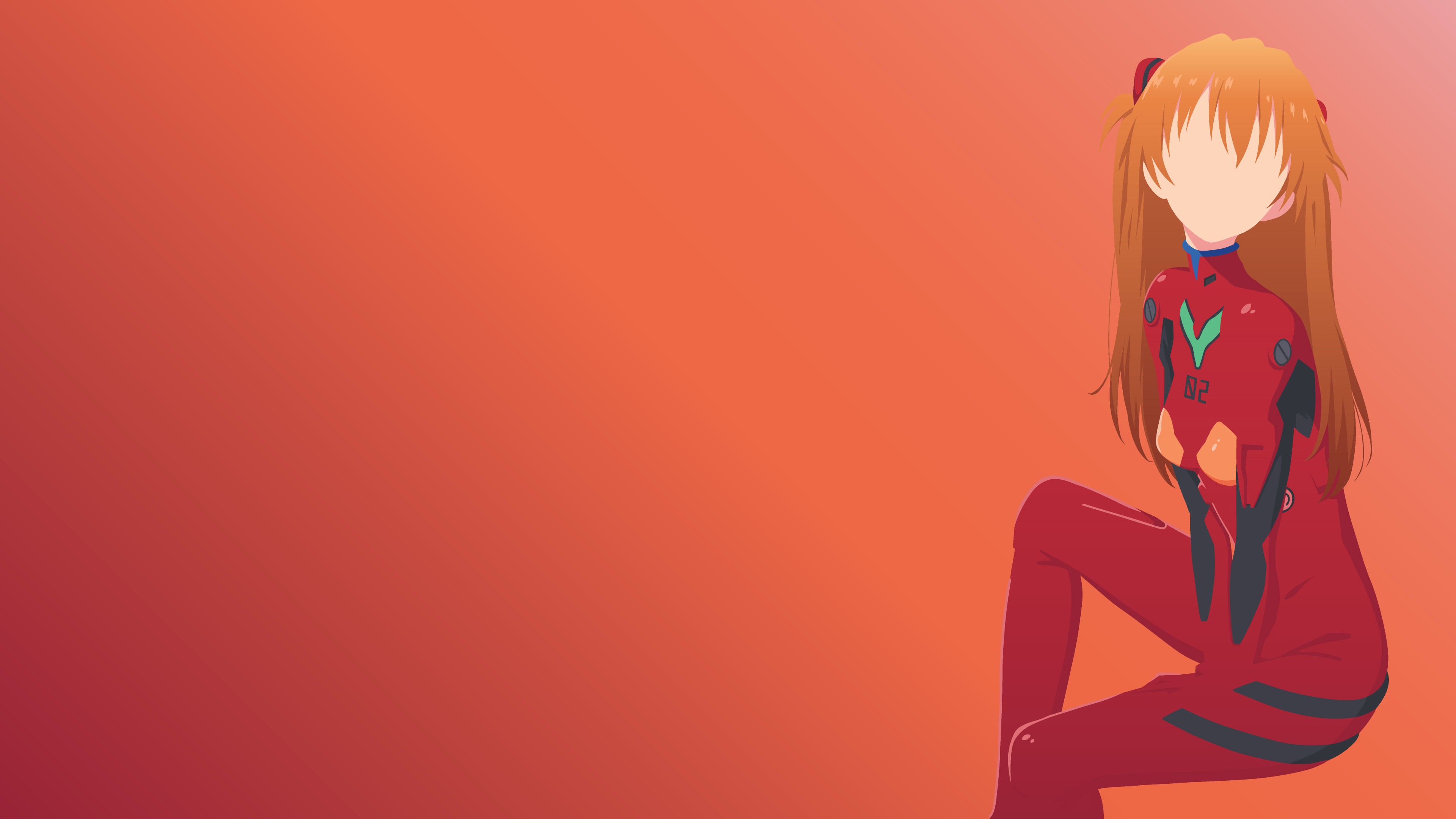 Asuka Langley Soryu in Neon Genesis Evangelion HD Wallpaper