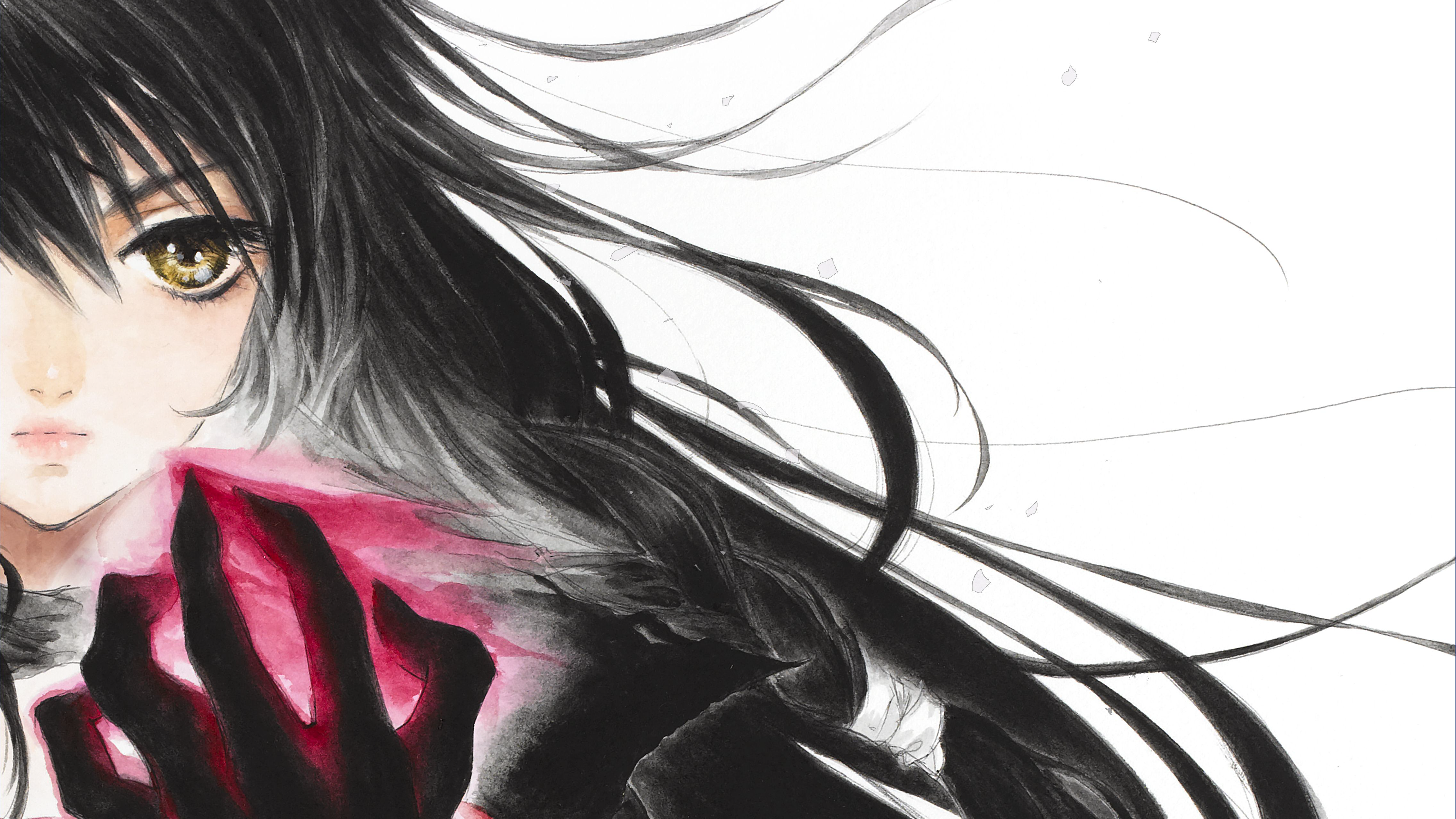 Velvet Crowe from Tales of Berseria with glowing hands HD Wallpaper