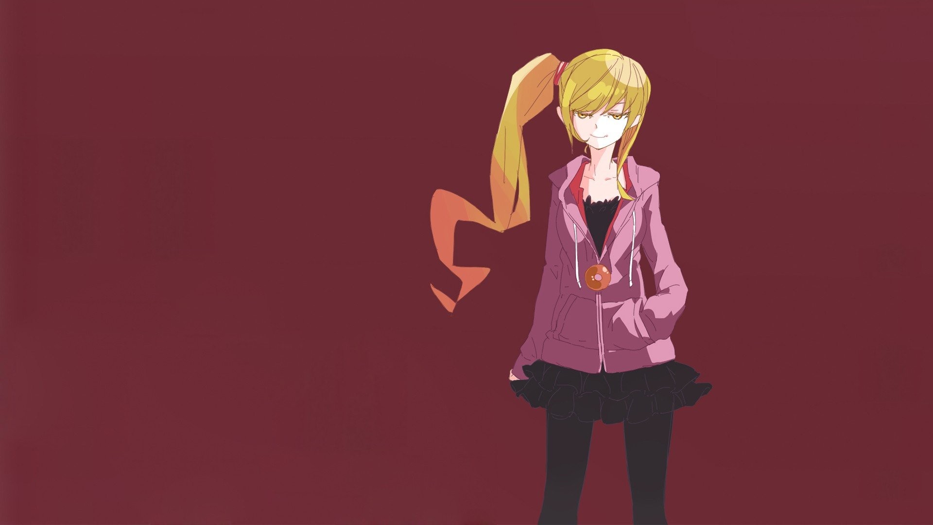 Oshino Shinobu from Monogatari Series HD Wallpaper