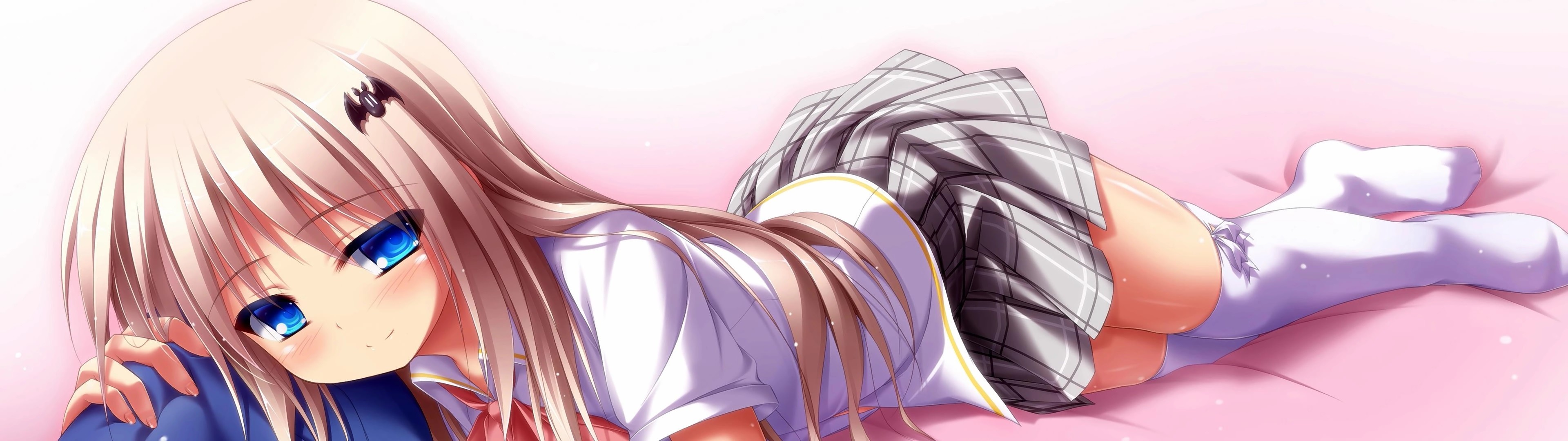 Noumi Kudryavka from Little Busters! wearing thigh-highs HD Wallpaper