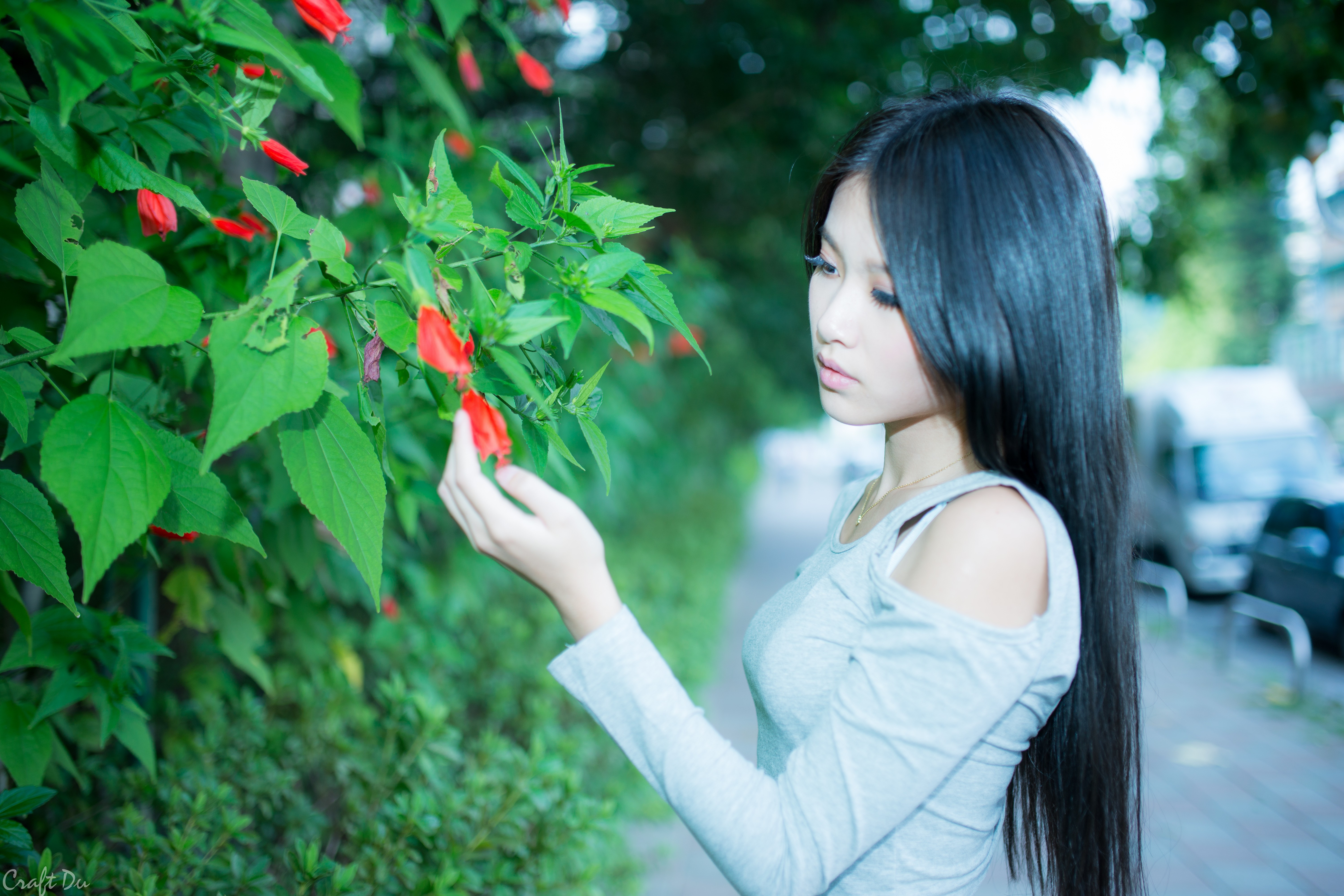 women, Lu Xin Yu, Asian, children, portrait HD Wallpaper