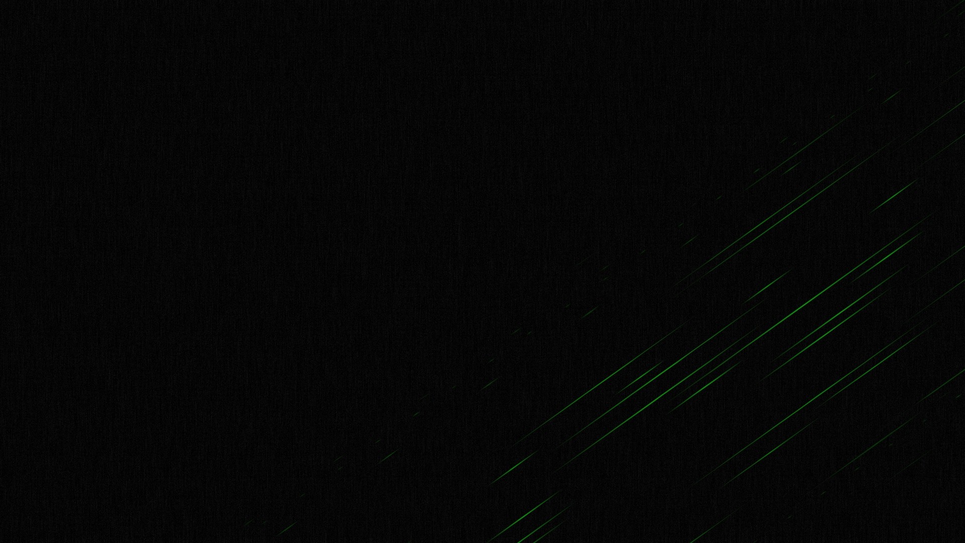 Black background with green laser stripes HD Wallpaper