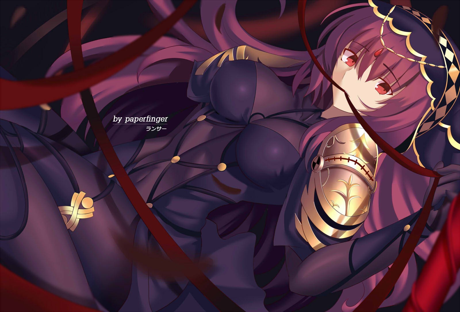 Scathach Lancer from Fate/Grand Order HD Wallpaper
