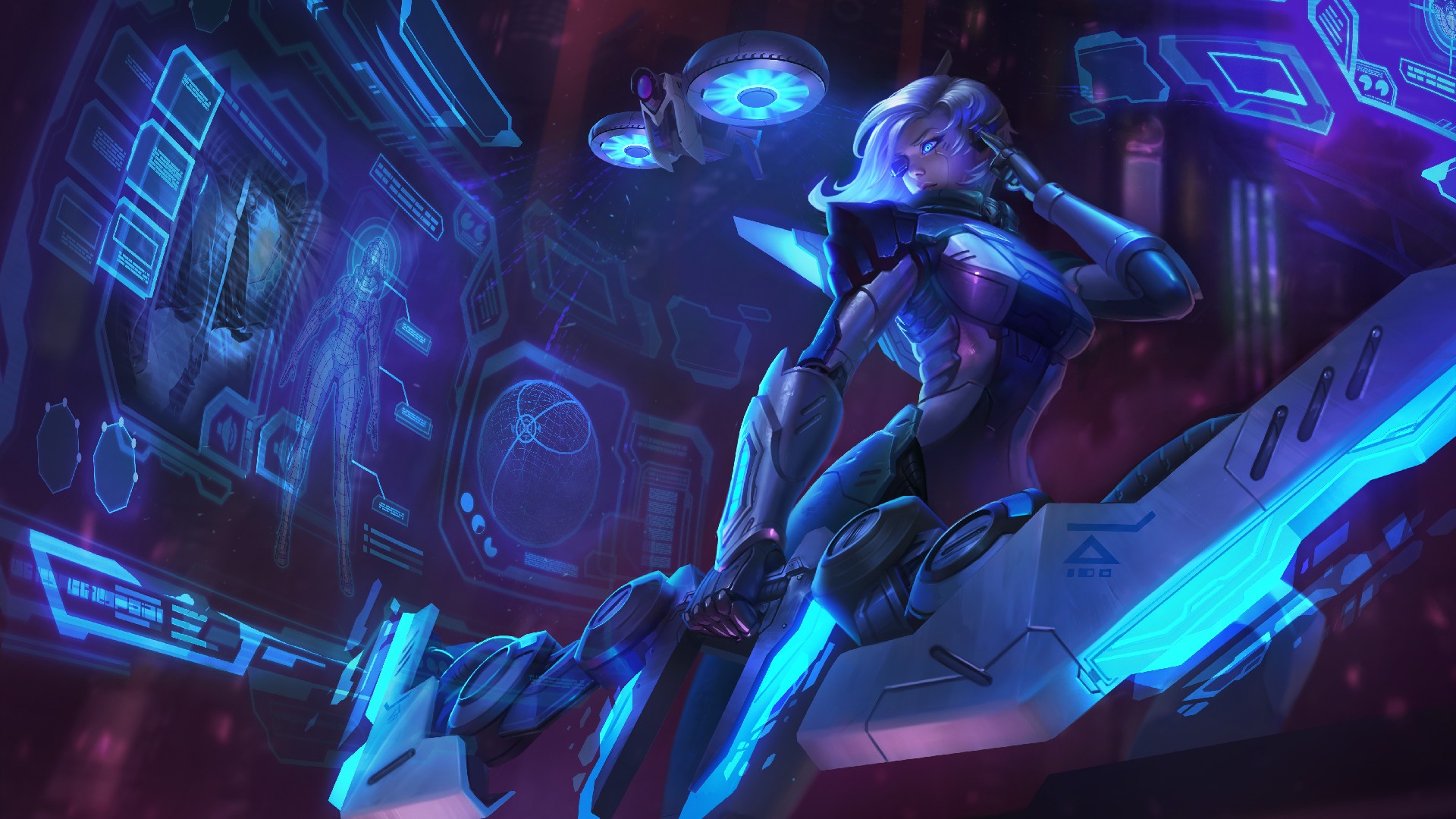 Project Ashe in a futuristic cockpit HD Wallpaper