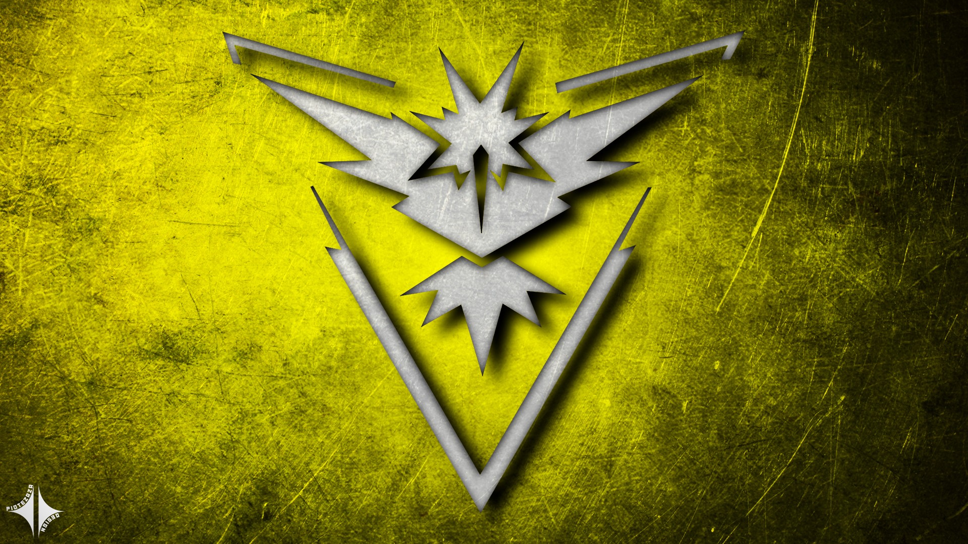 Team Instinct logo from Pokemon Go HD Wallpaper