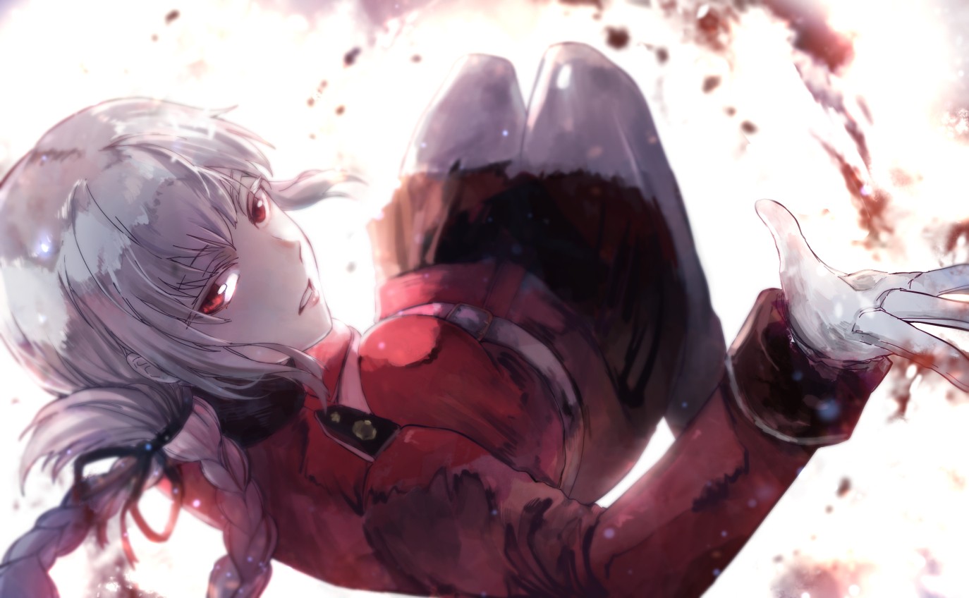 Florence Nightingale from Fate/Grand Order falling HD Wallpaper