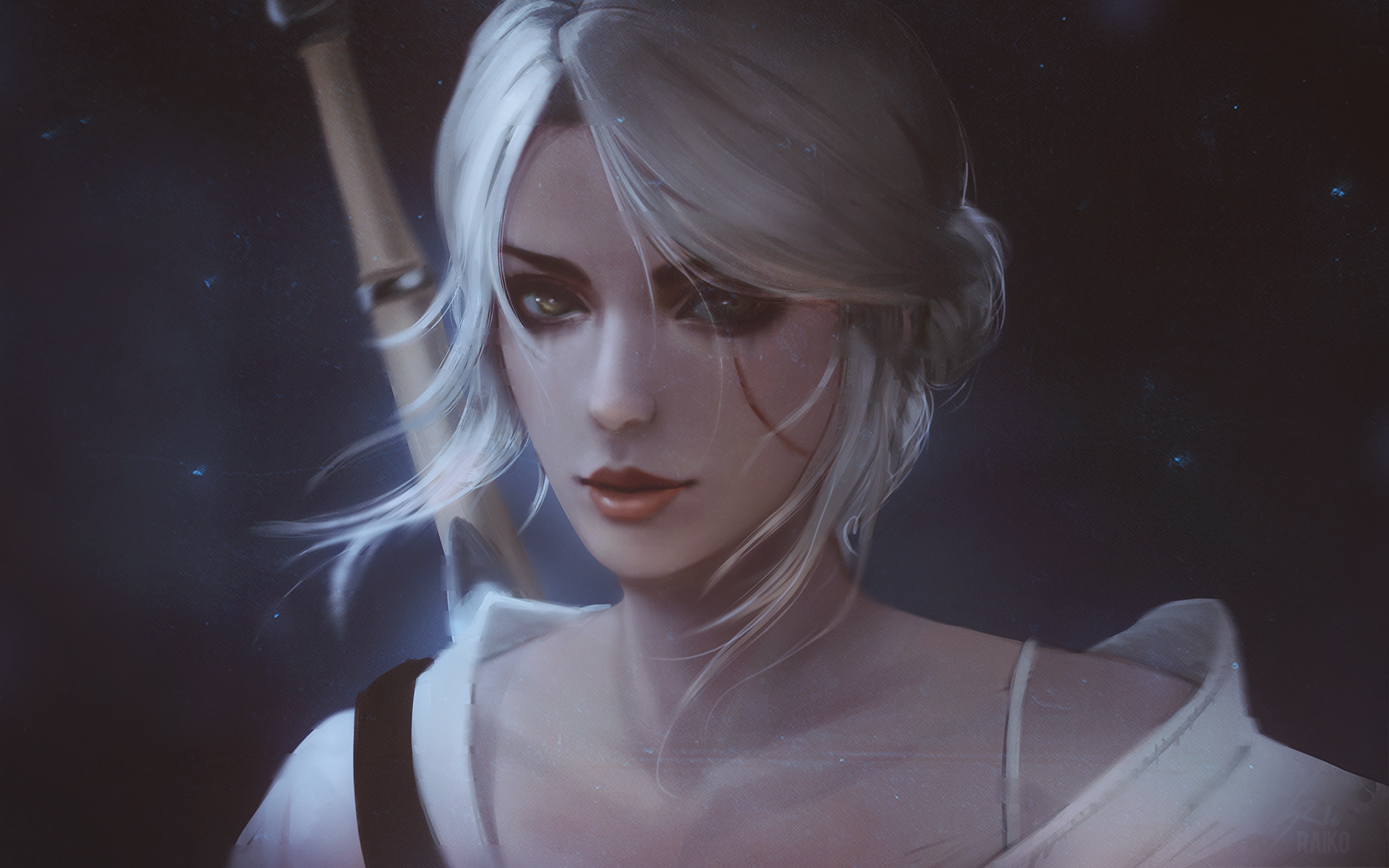 Ciri from The Witcher 3: Wild Hunt Fan Art HD Wallpaper