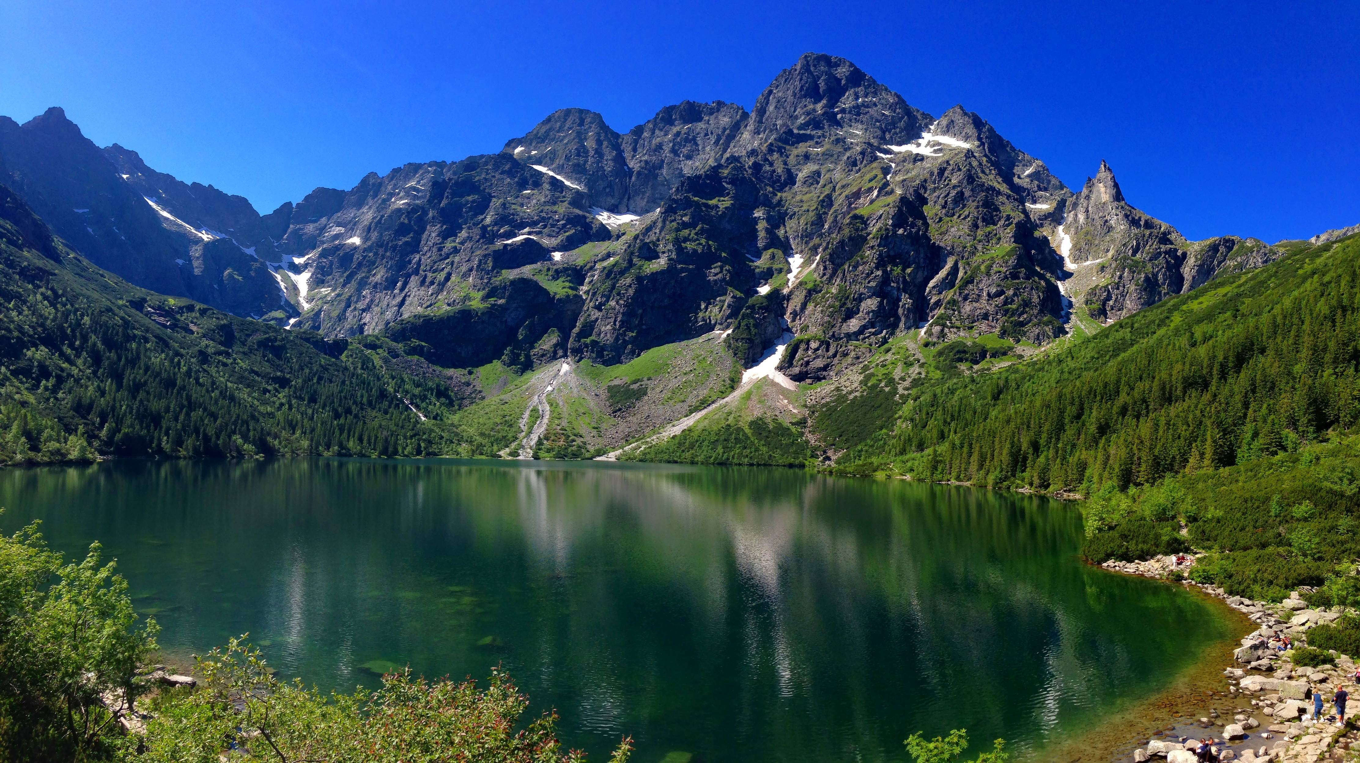 Morskie Oko Lake in Tatra Mountains, Poland HD Wallpaper