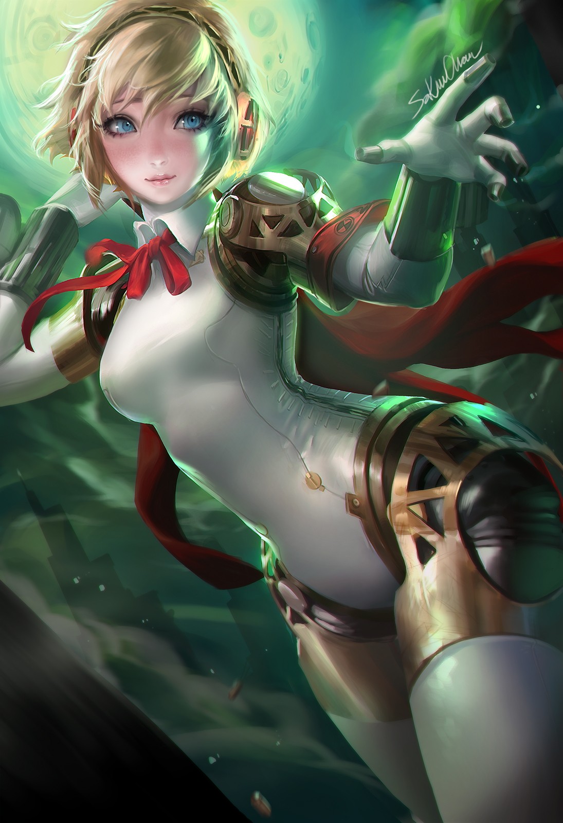 Aegis from Persona 3 by Sakimichan HD Wallpaper