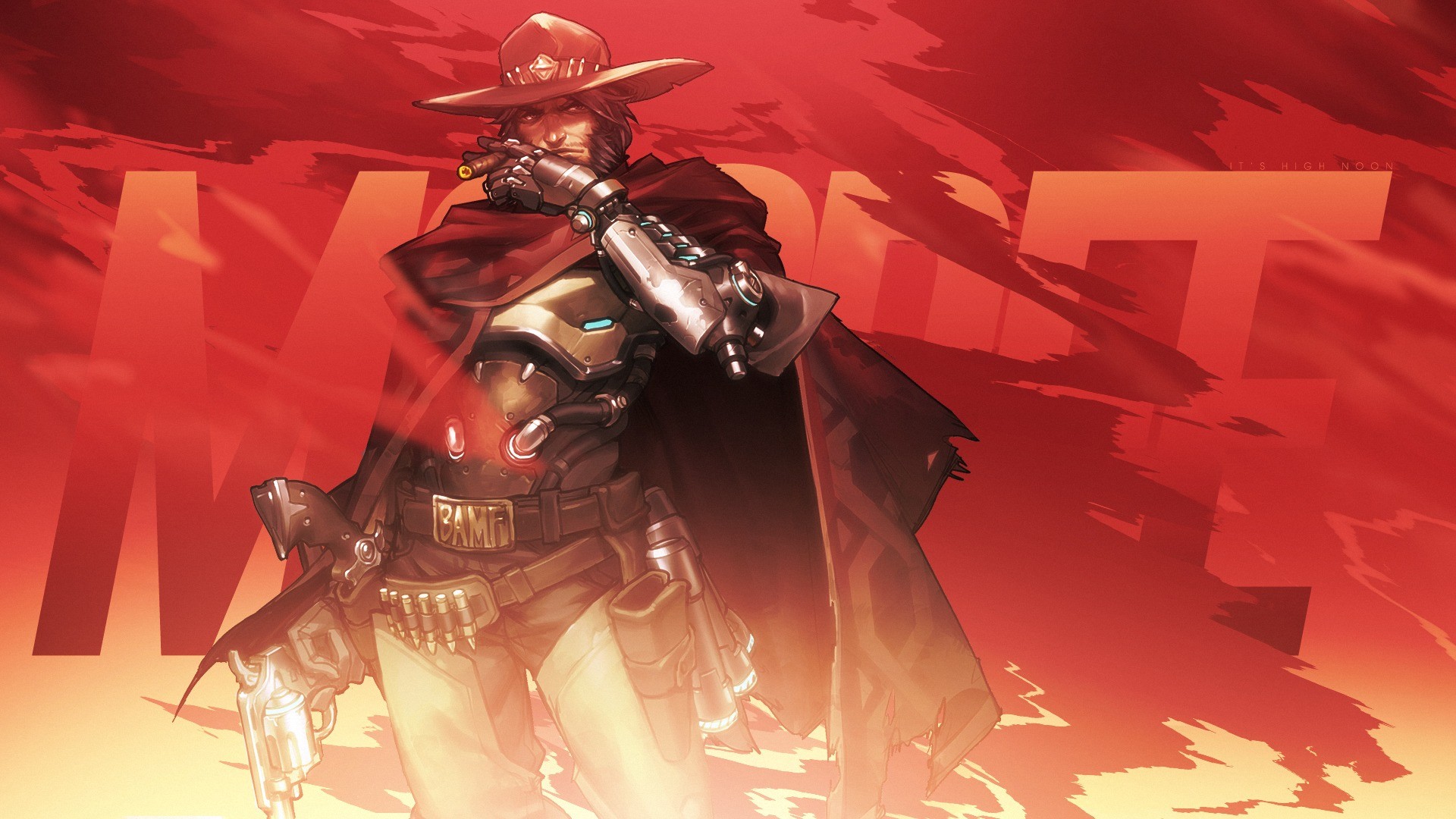 McCree (Overwatch) High Noon Art HD Wallpaper
