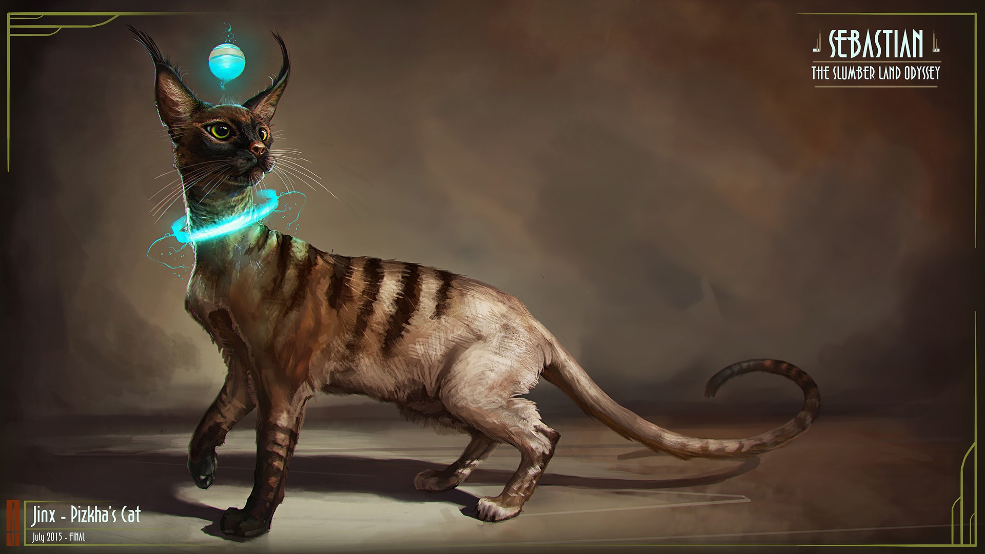 Jinx - Pizkha's Cat from Sebastian: The Slumber Land Odyssey HD Wallpaper