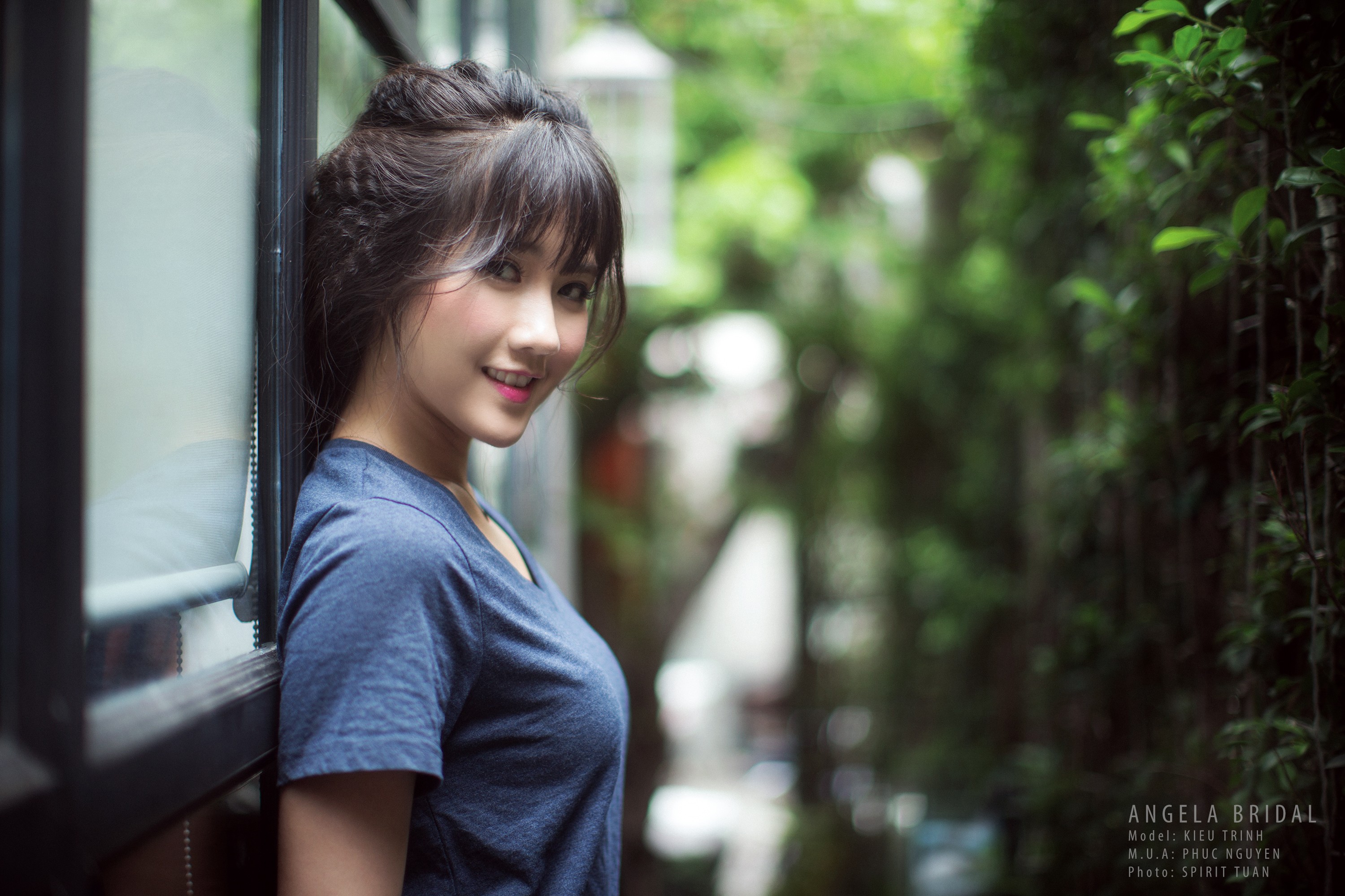 women, Kieu Trinh, Vietnam, looking at viewer, Asian, portrait HD Wallpaper