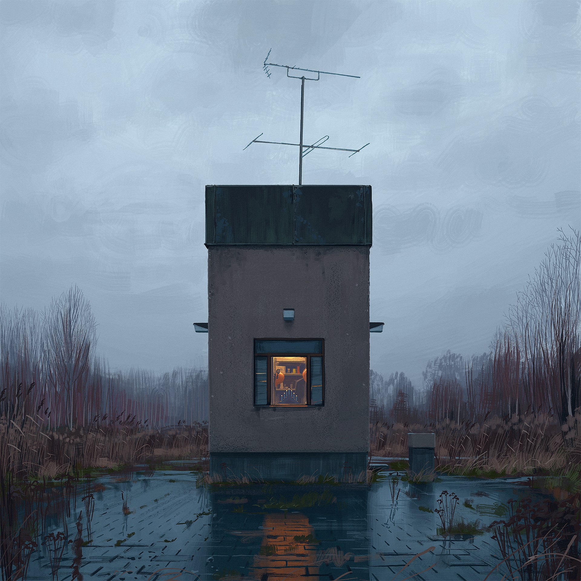 Artwork by Simon Stålenhag HD Wallpaper