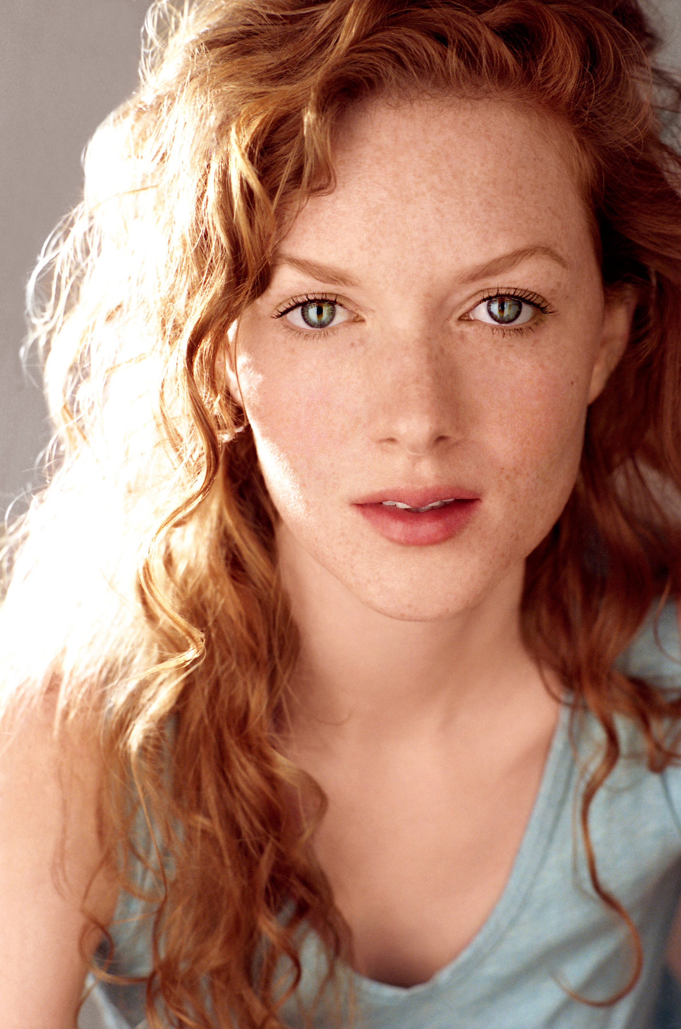 Wrenn Schmidt with Red Hair and Freckles HD Wallpaper