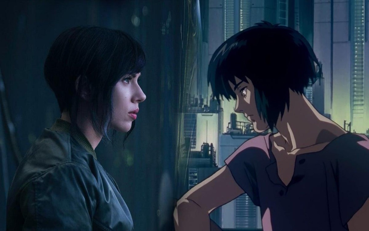 Ghost in the Shell: Motoko Kusanagi Live-Action and Anime HD Wallpaper
