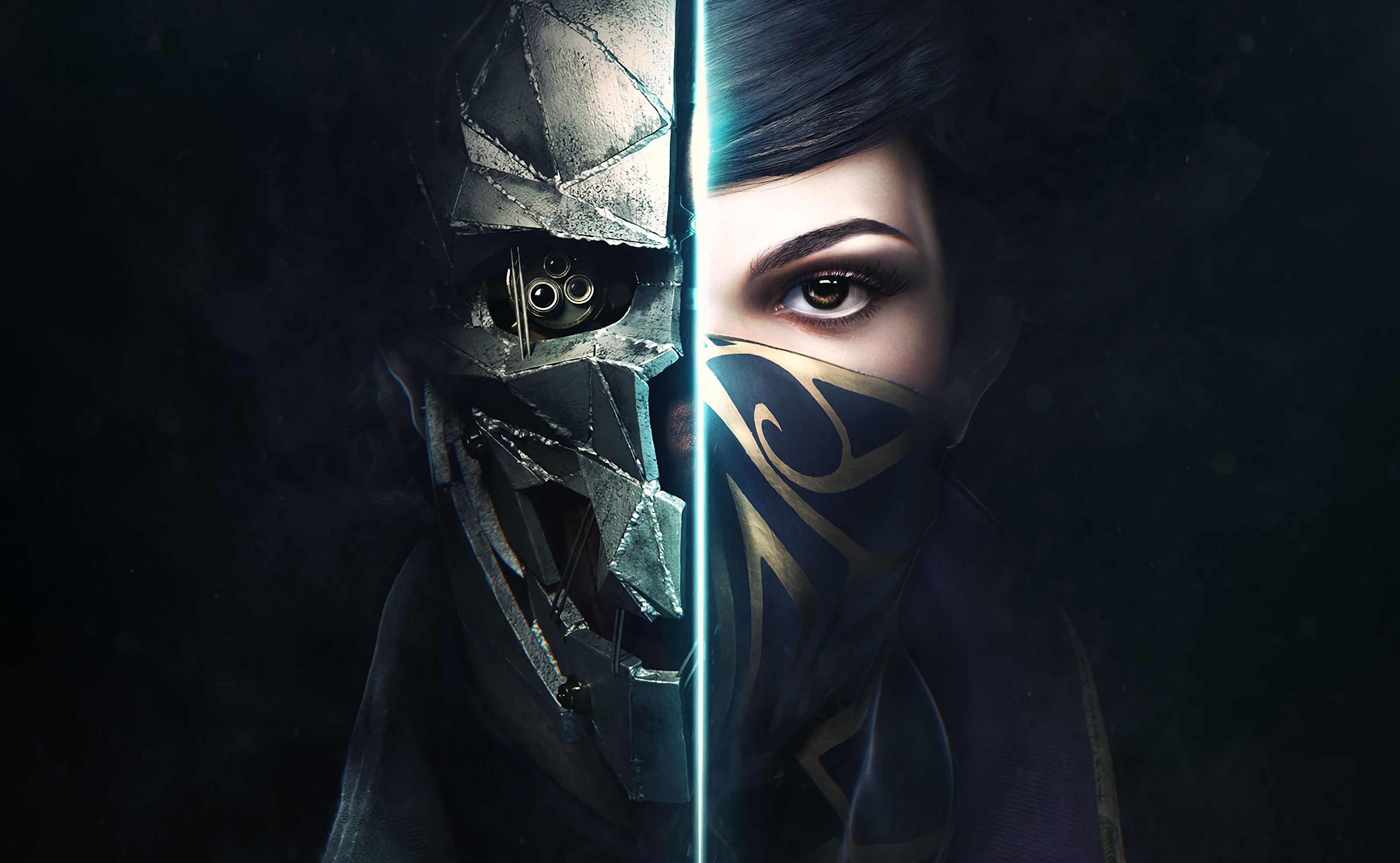 Dishonored 2 Emily Kaldwin and Corvo Attano HD Wallpaper