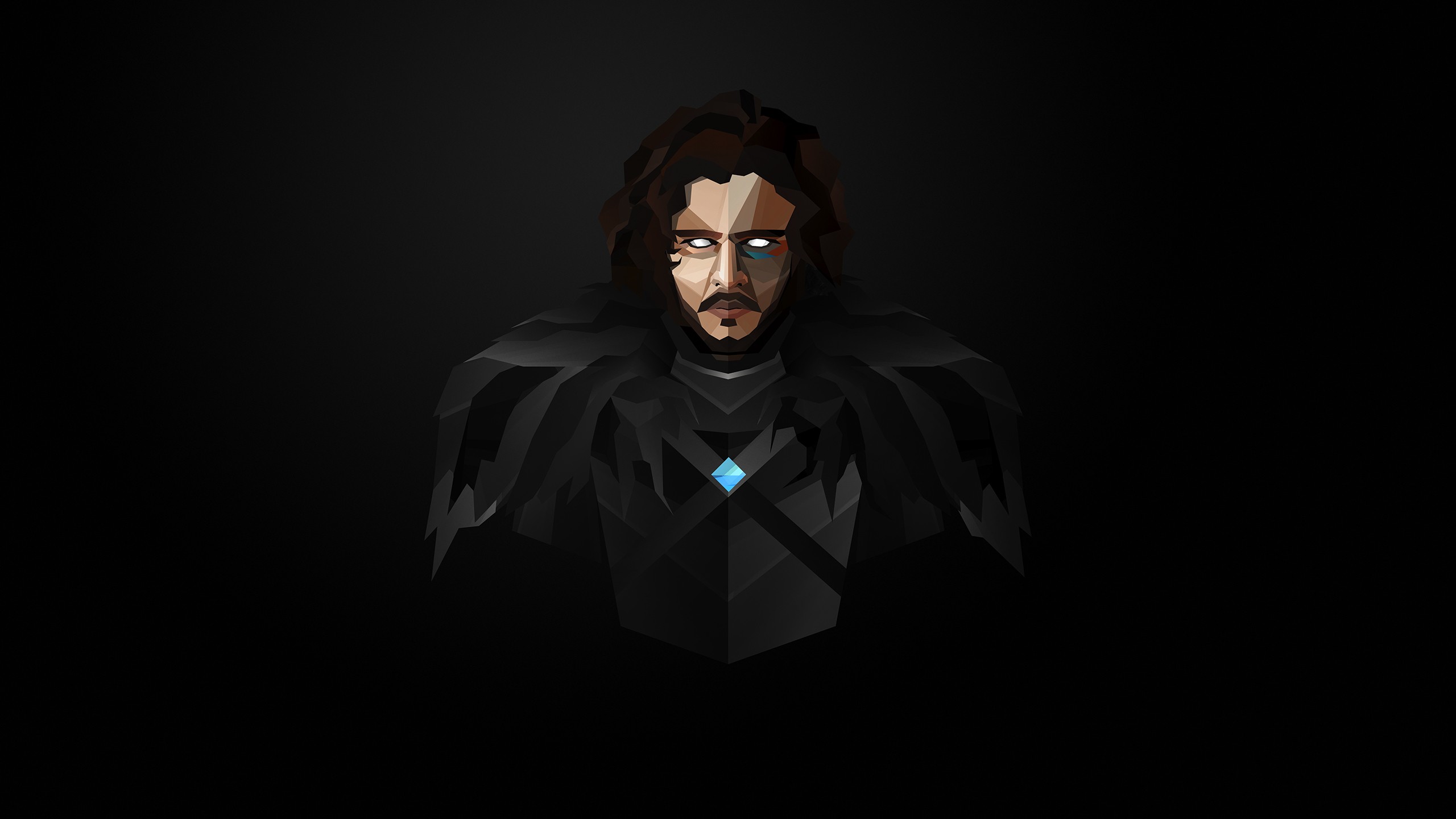 Jon Snow from Game of Thrones minimalist artwork HD Wallpaper