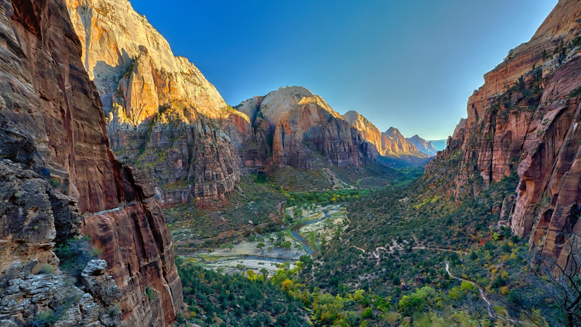 nature, landscape, Utah, USA, Zion National Park HD Wallpaper