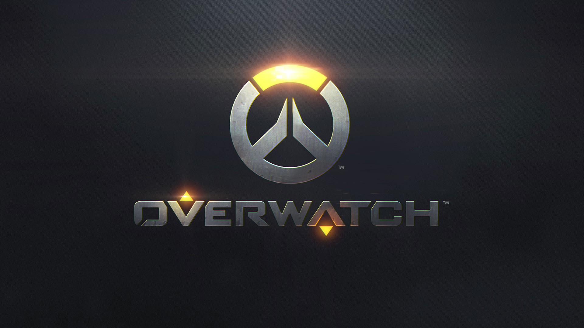 Overwatch logo and title HD Wallpaper