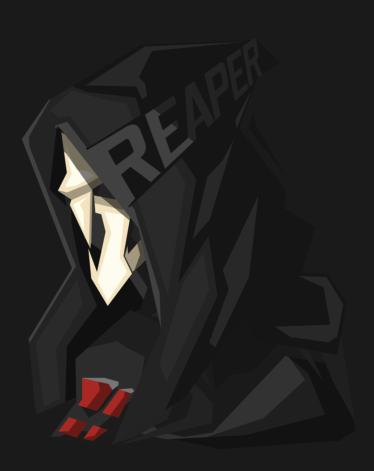 Reaper from Overwatch HD Wallpaper