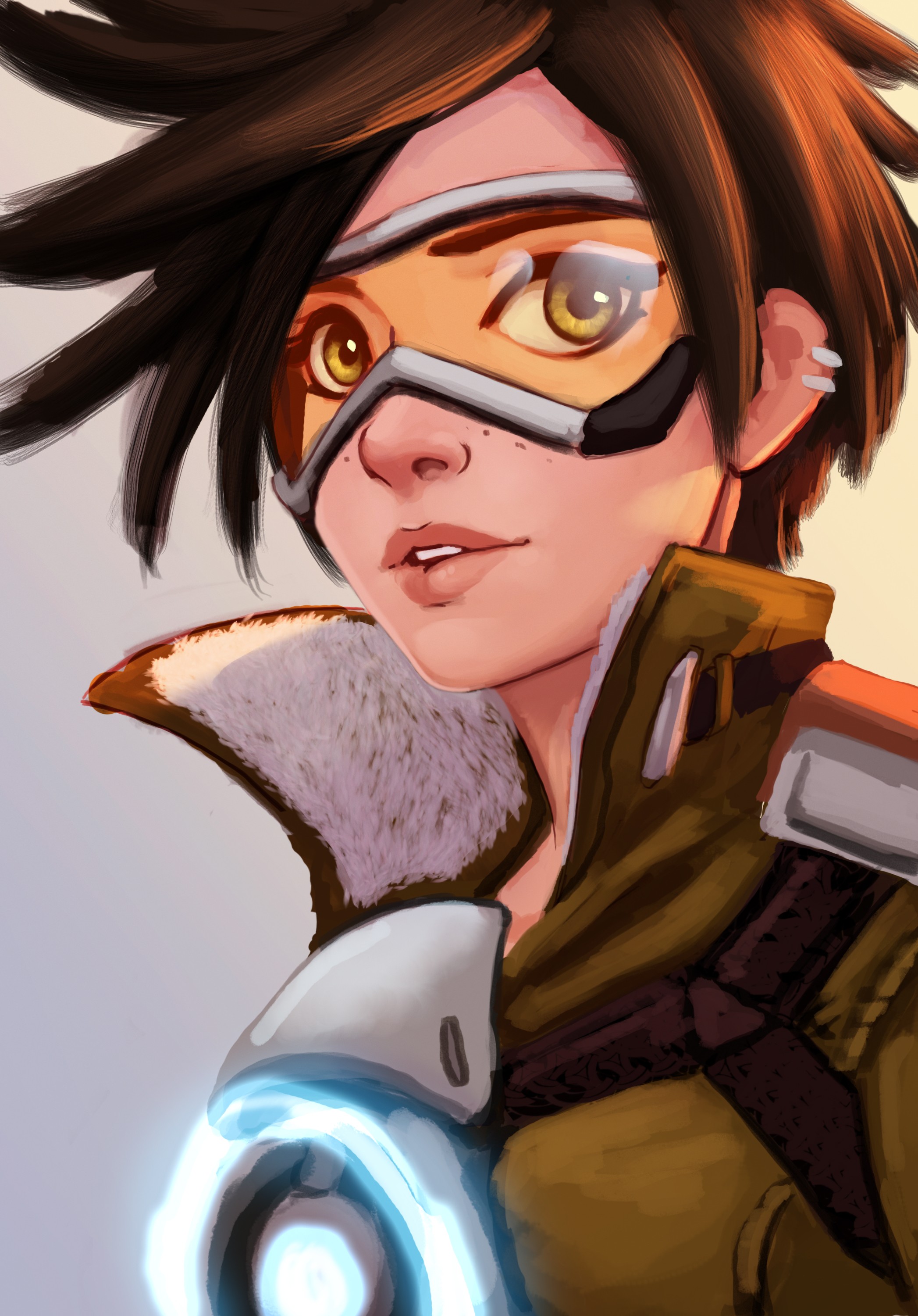 Tracer from Overwatch HD Wallpaper