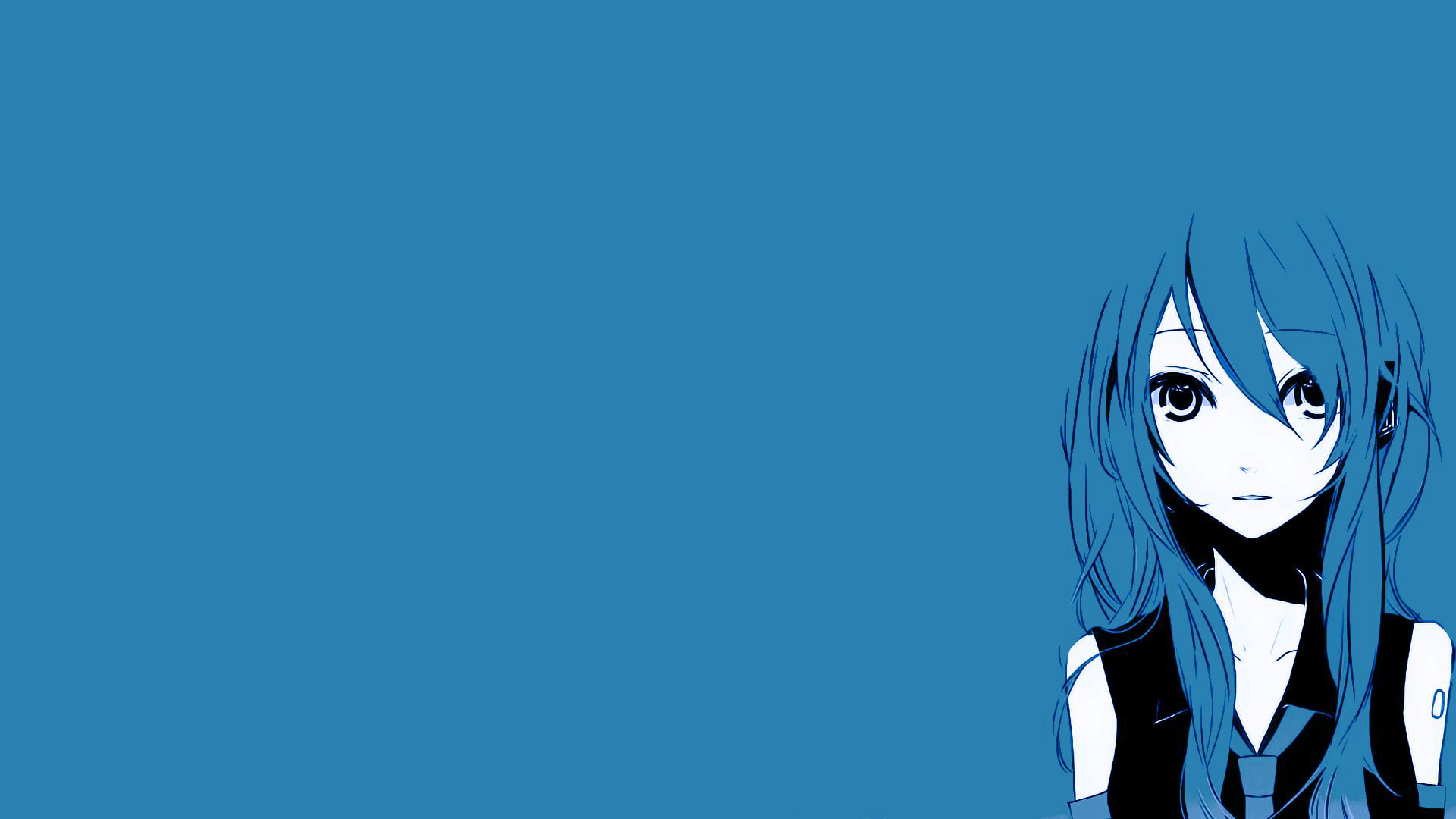 Hatsune Miku Vocaloid Anime Girl HD Wallpaper