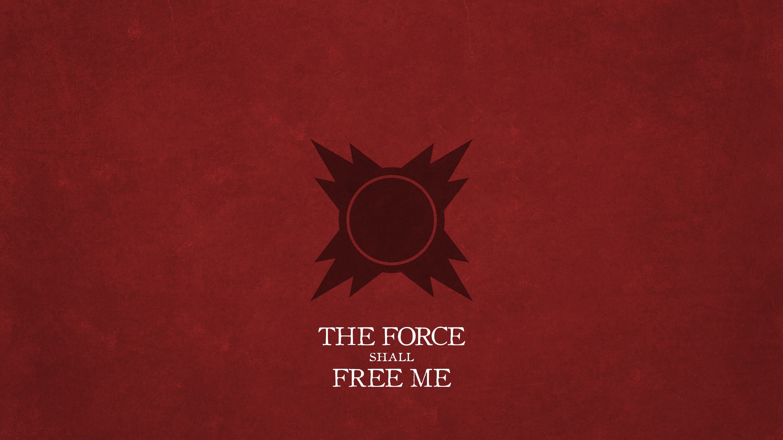 Star Wars Sith Empire Symbol and Quote HD Wallpaper