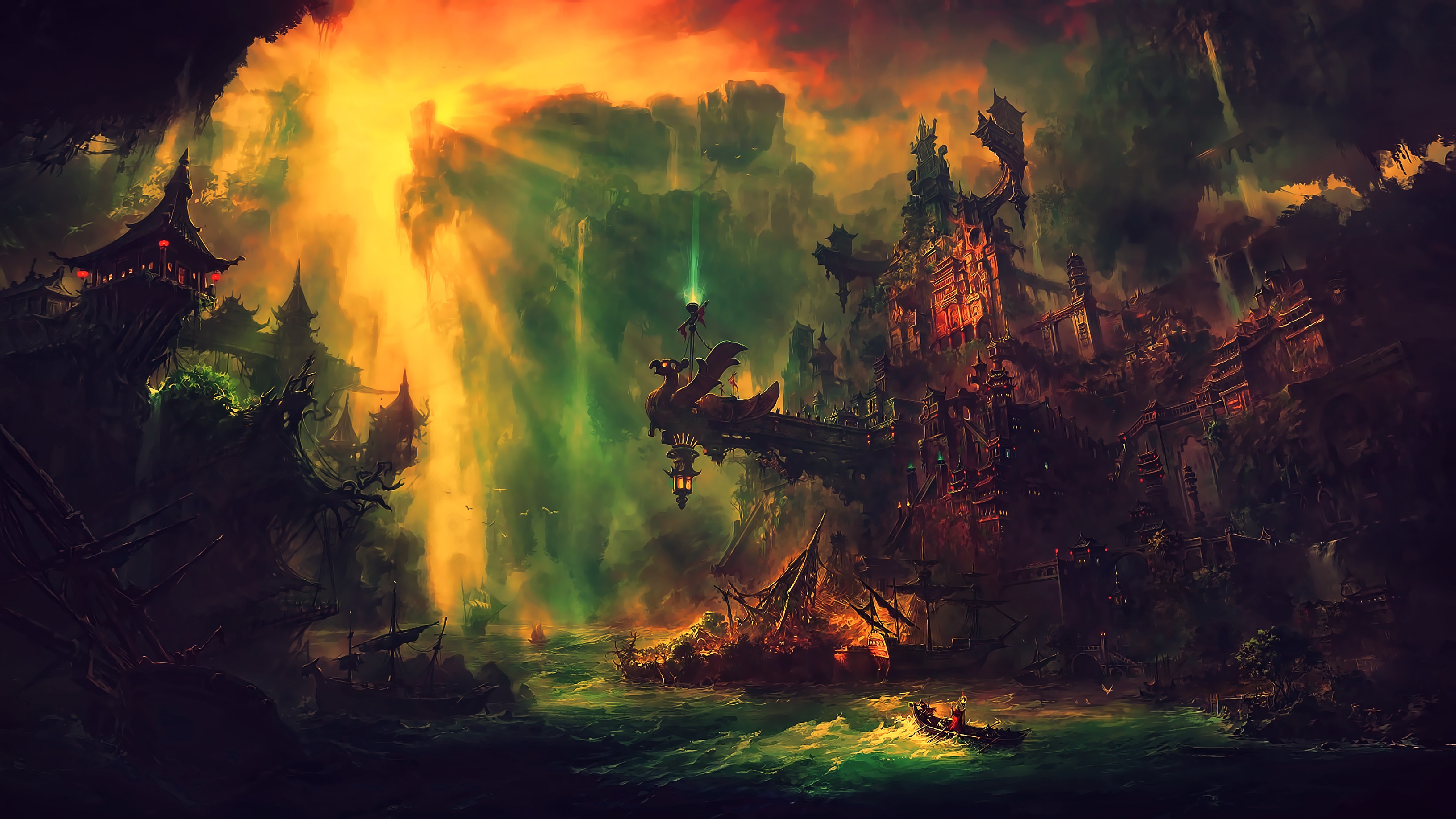 Photoshop, fantasy art, fan art HD Wallpaper