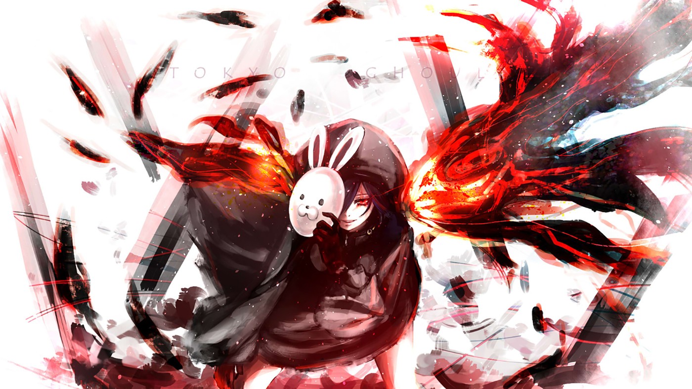Touka Kirishima from Tokyo Ghoul with Kagune HD Wallpaper