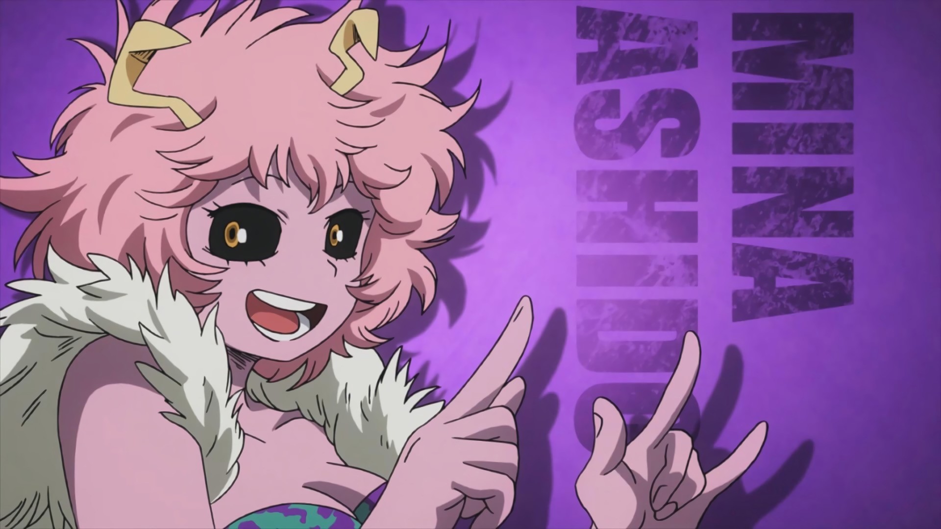 Mina Ashido from Boku no Hero Academia HD Wallpaper
