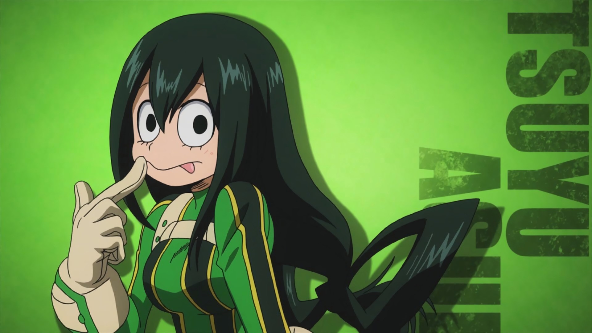 Tsuyu Asui from Boku no Hero Academia HD Wallpaper