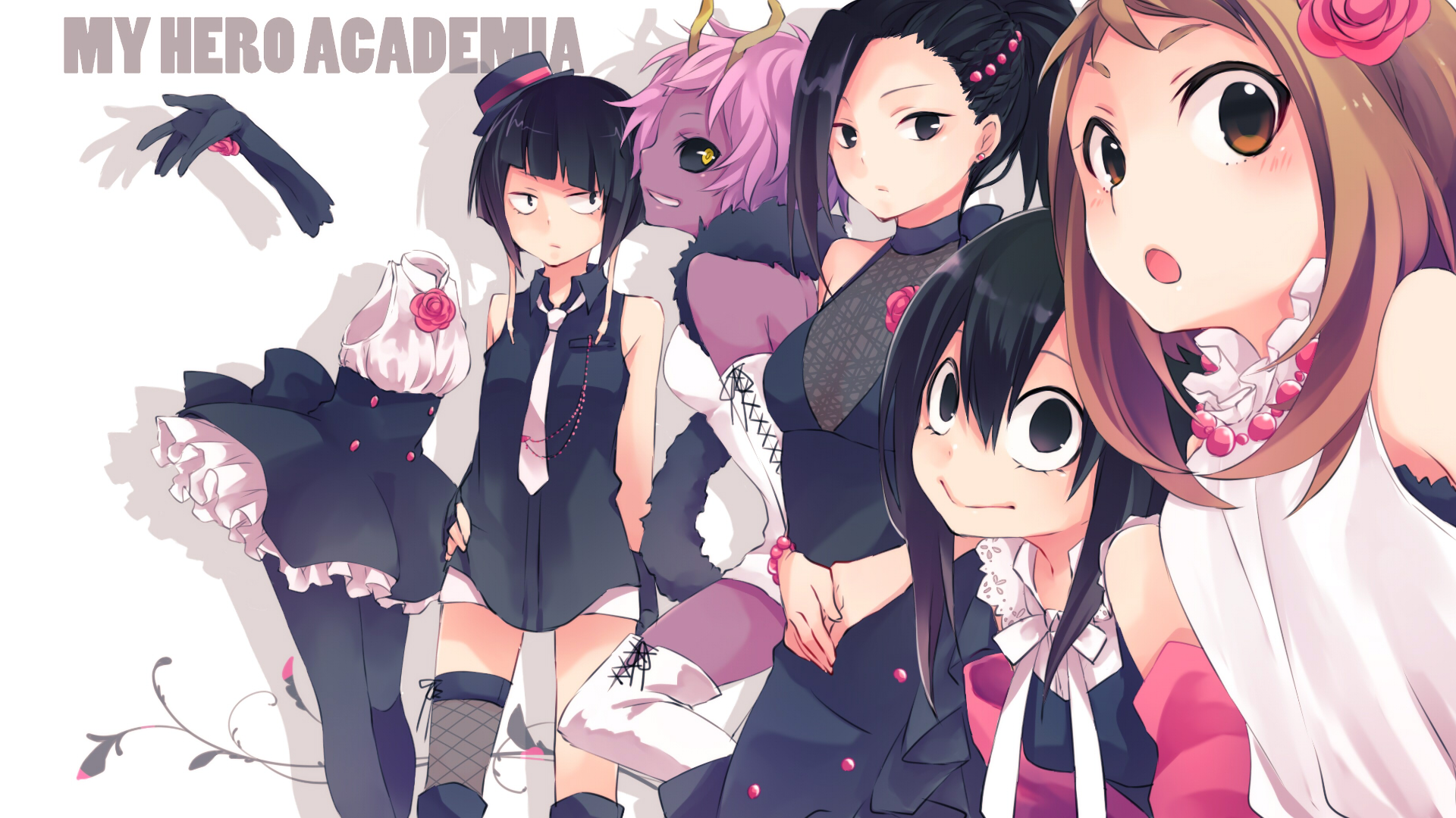 My Hero Academia characters in formal attire HD Wallpaper