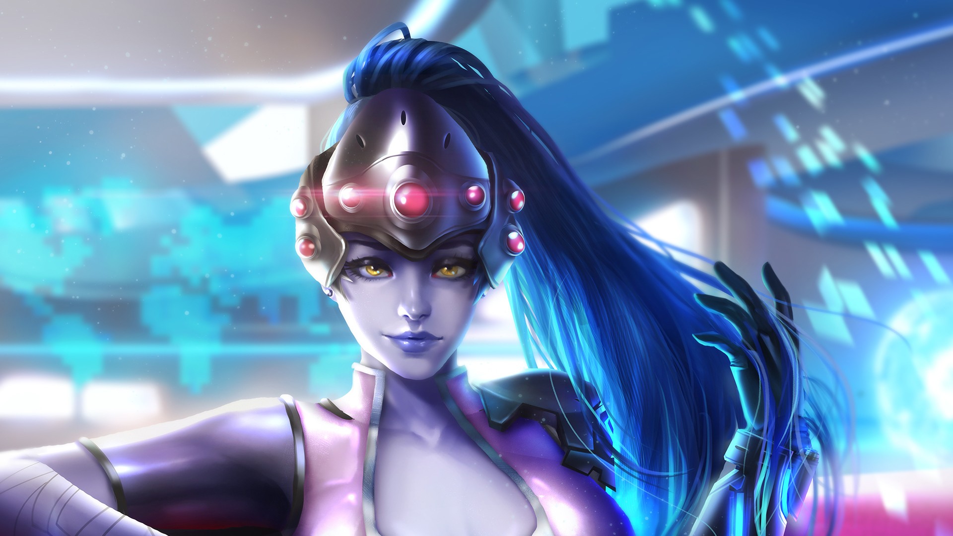 Widowmaker from Overwatch HD Wallpaper