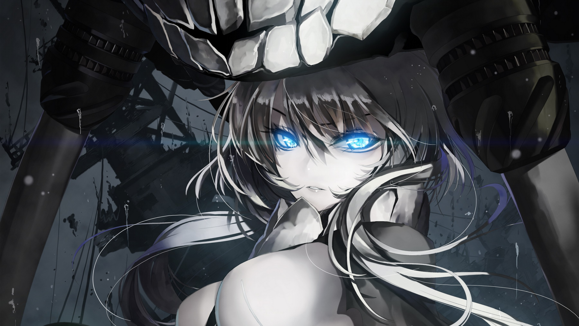 Kantai Collection anime girl with blue eyes HD Wallpaper
