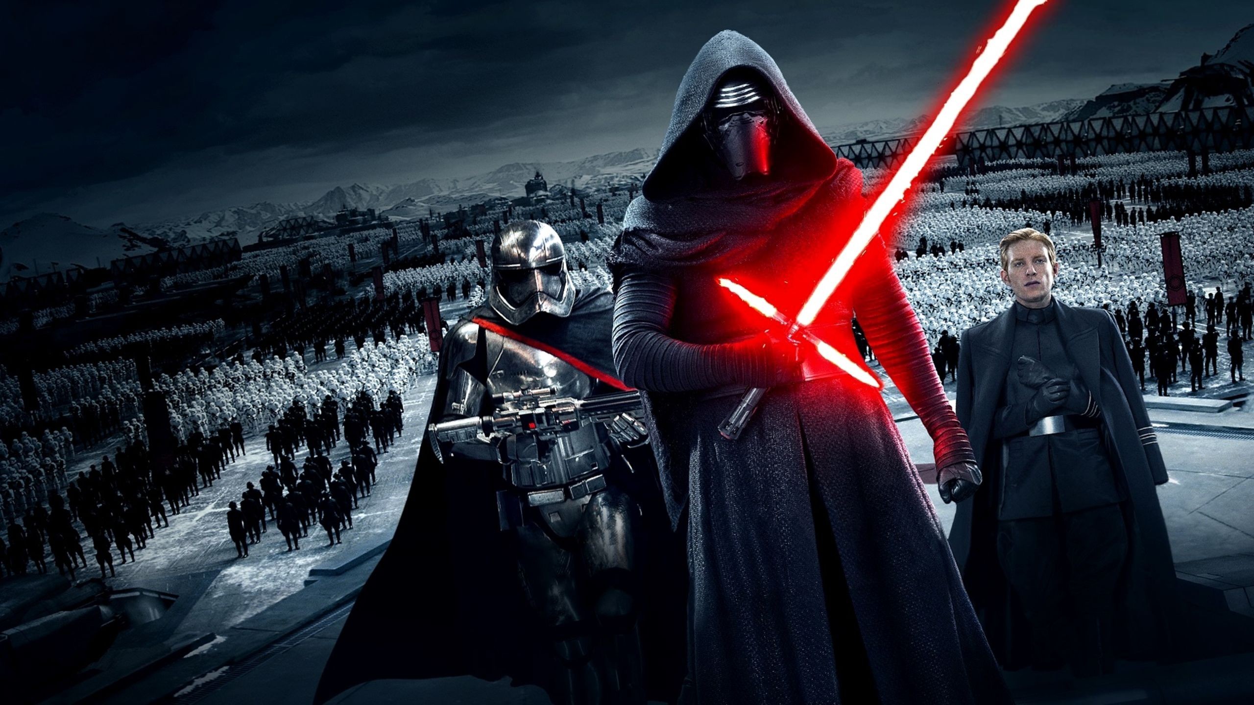 Kylo Ren and First Order Troopers HD Wallpaper