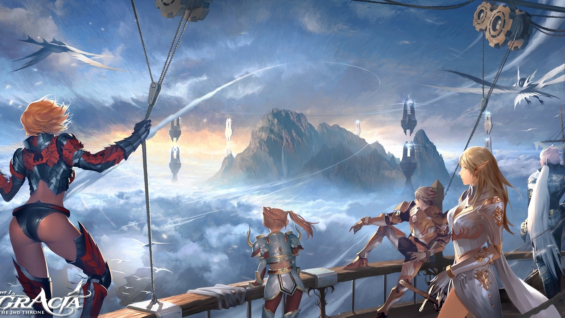 Lineage II Gracia The 2nd Throne loading screen HD Wallpaper