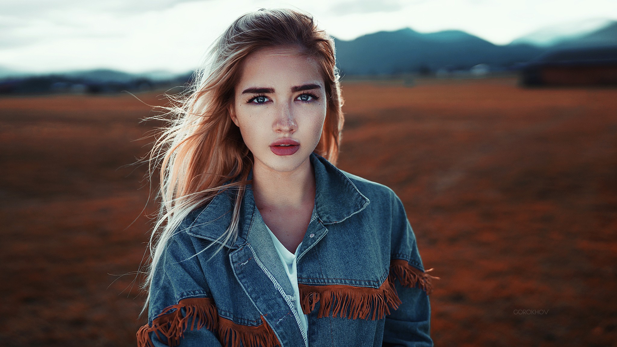 Portrait of a woman by Ivan Gorokhov HD Wallpaper