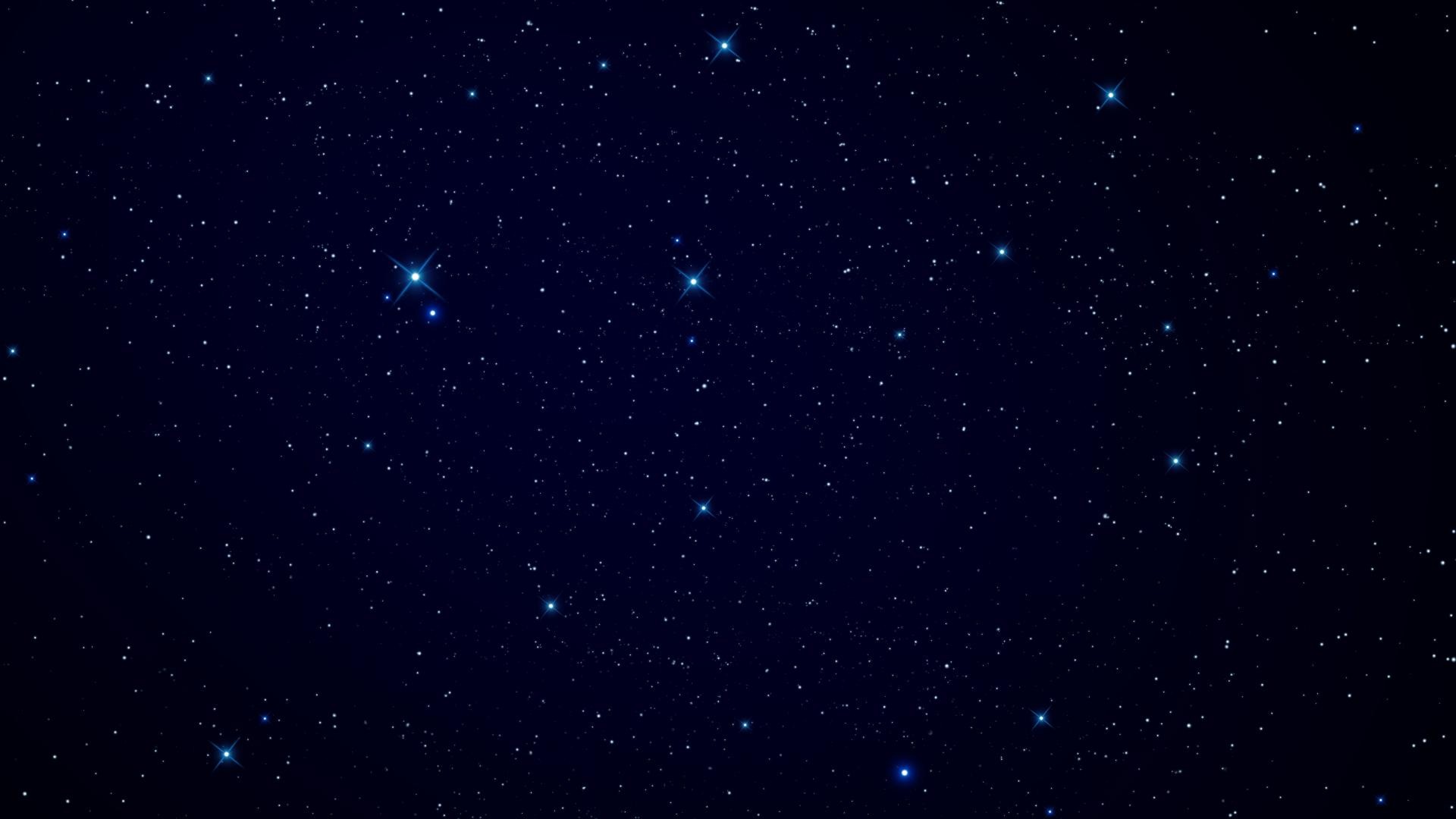A dark night sky filled with twinkling stars HD Wallpaper