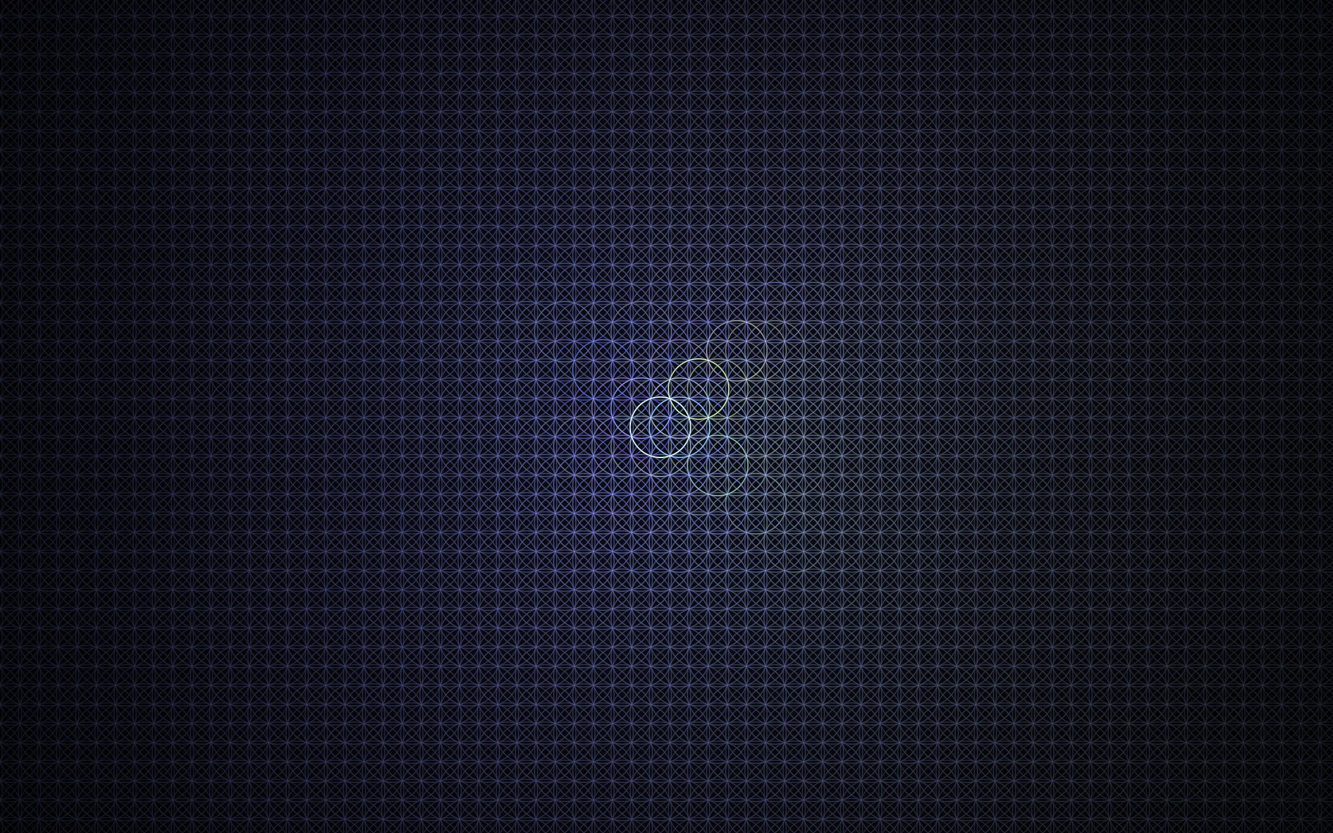 Abstract fractal pattern with overlapping circles HD Wallpaper
