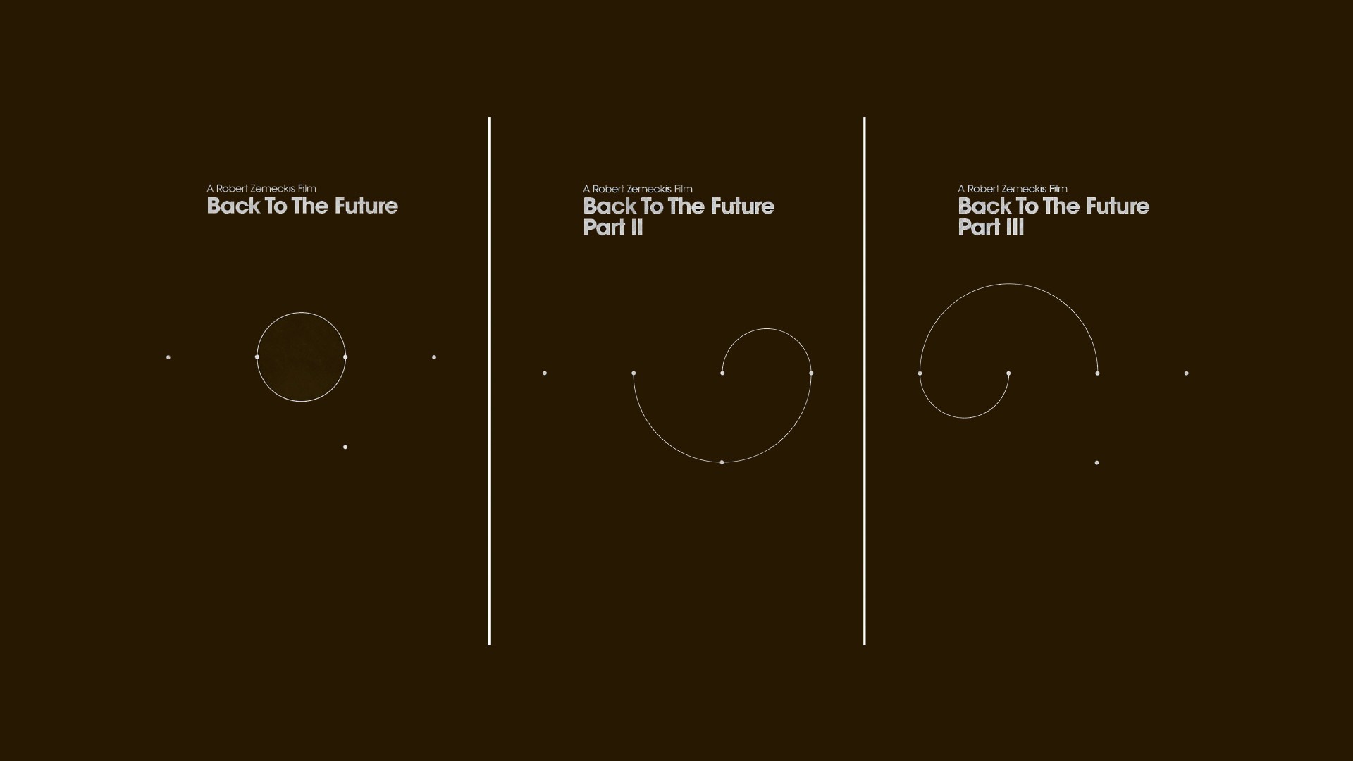 Back To The Future Trilogy Minimalist Posters HD Wallpaper