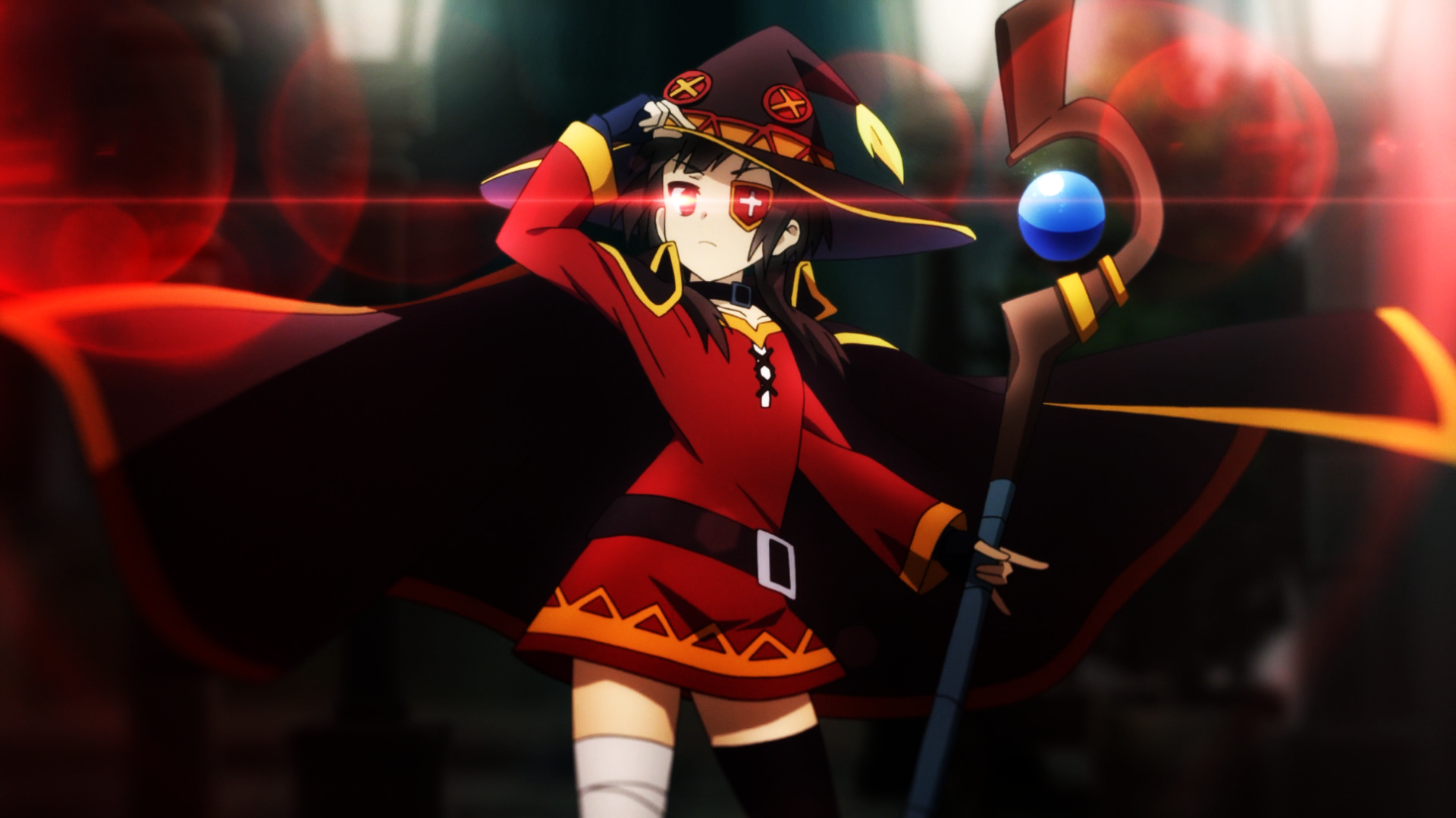 Megumin From Kono Subarashii Sekai Ni Shukufuku Wo Hd Wallpaper Rare 