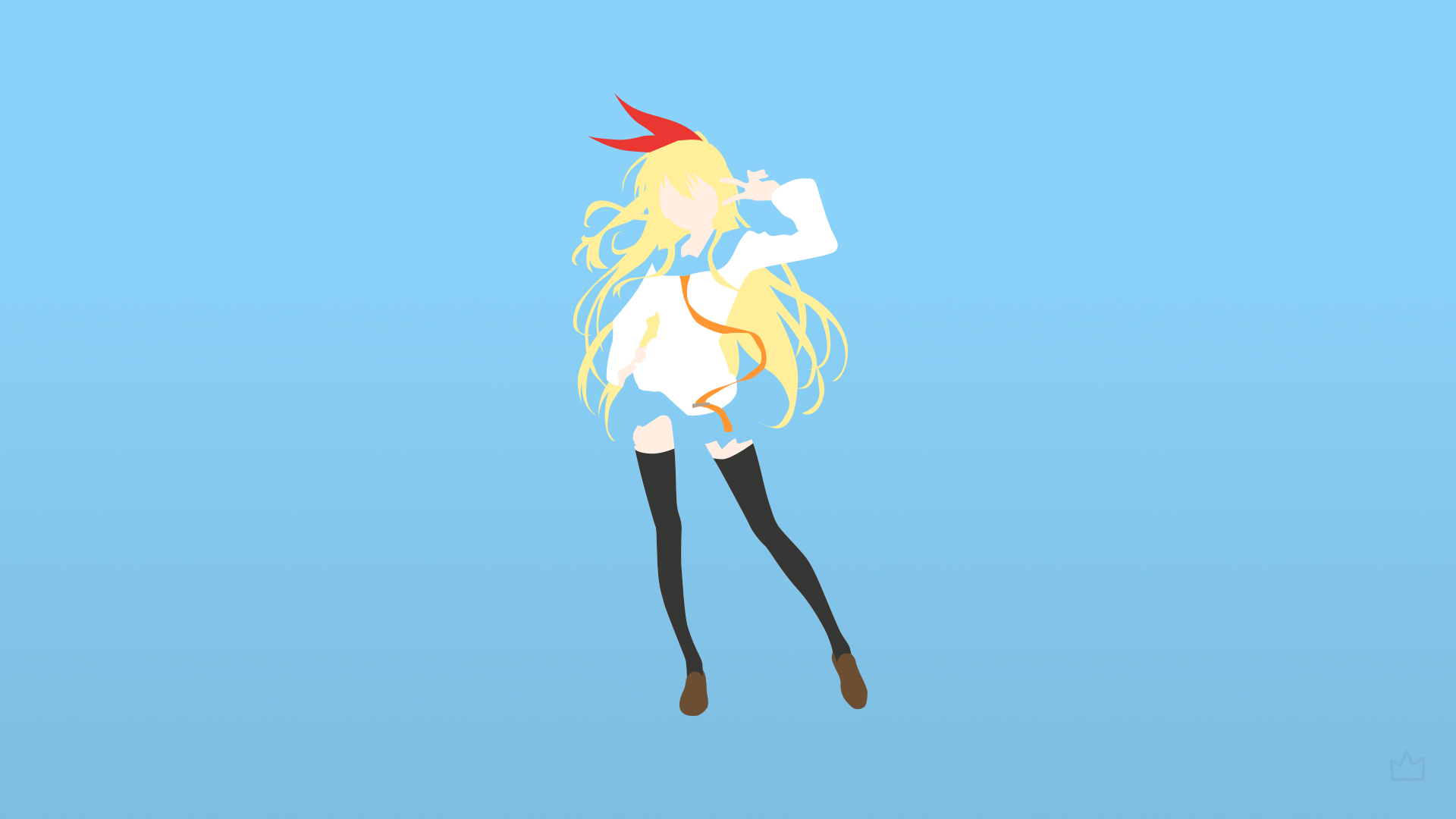 Kirisaki Chitoge from Nisekoi anime HD Wallpaper