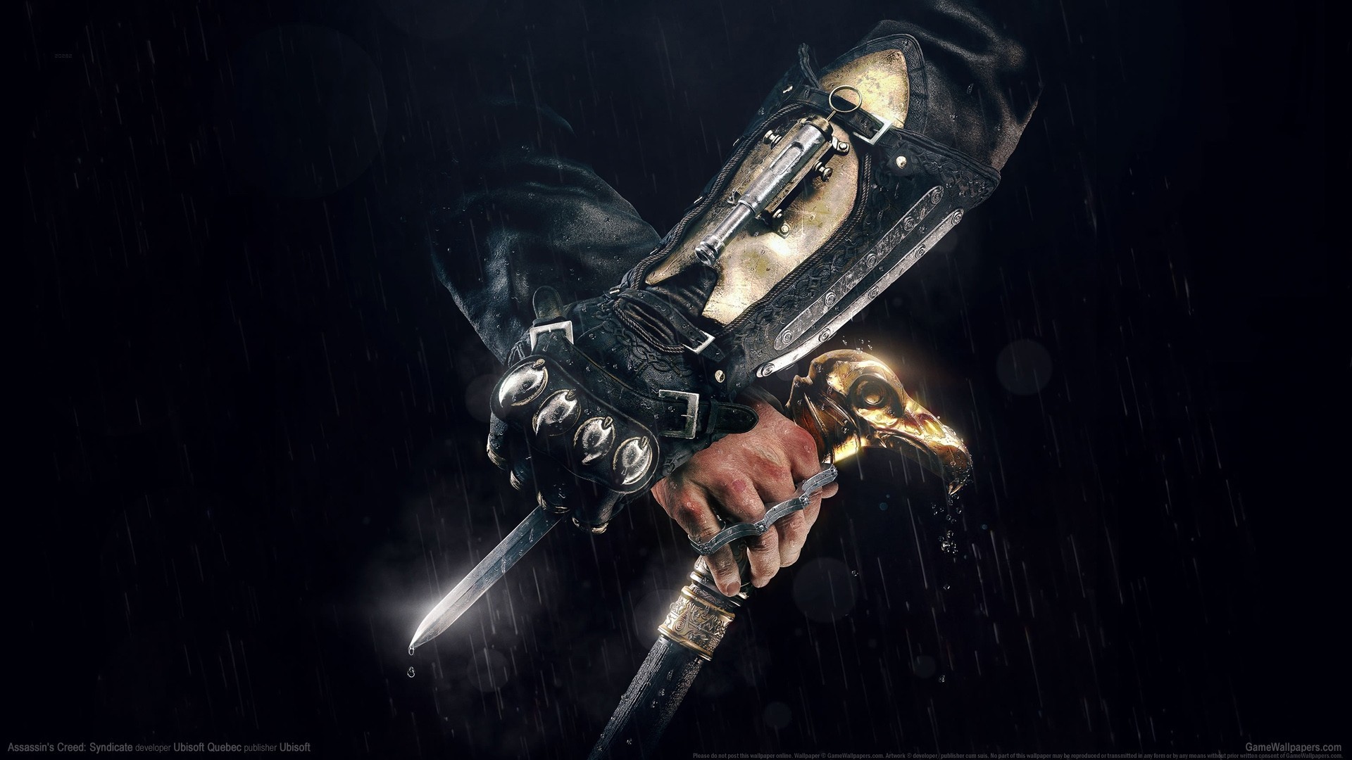 Assassin's Creed Syndicate Hidden Blade and Cane Sword HD Wallpaper
