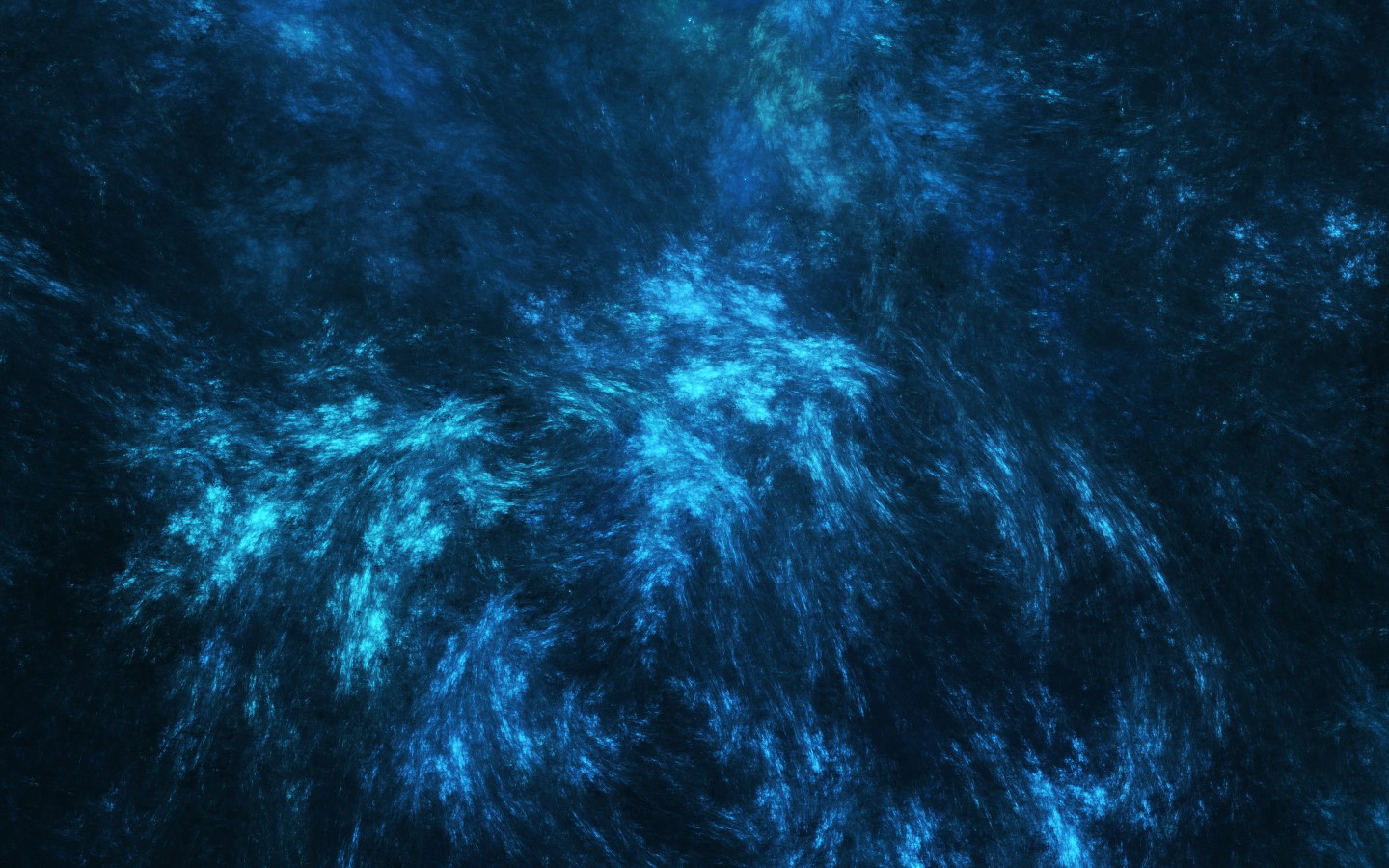 Abstract blue and black fractal patterns HD Wallpaper