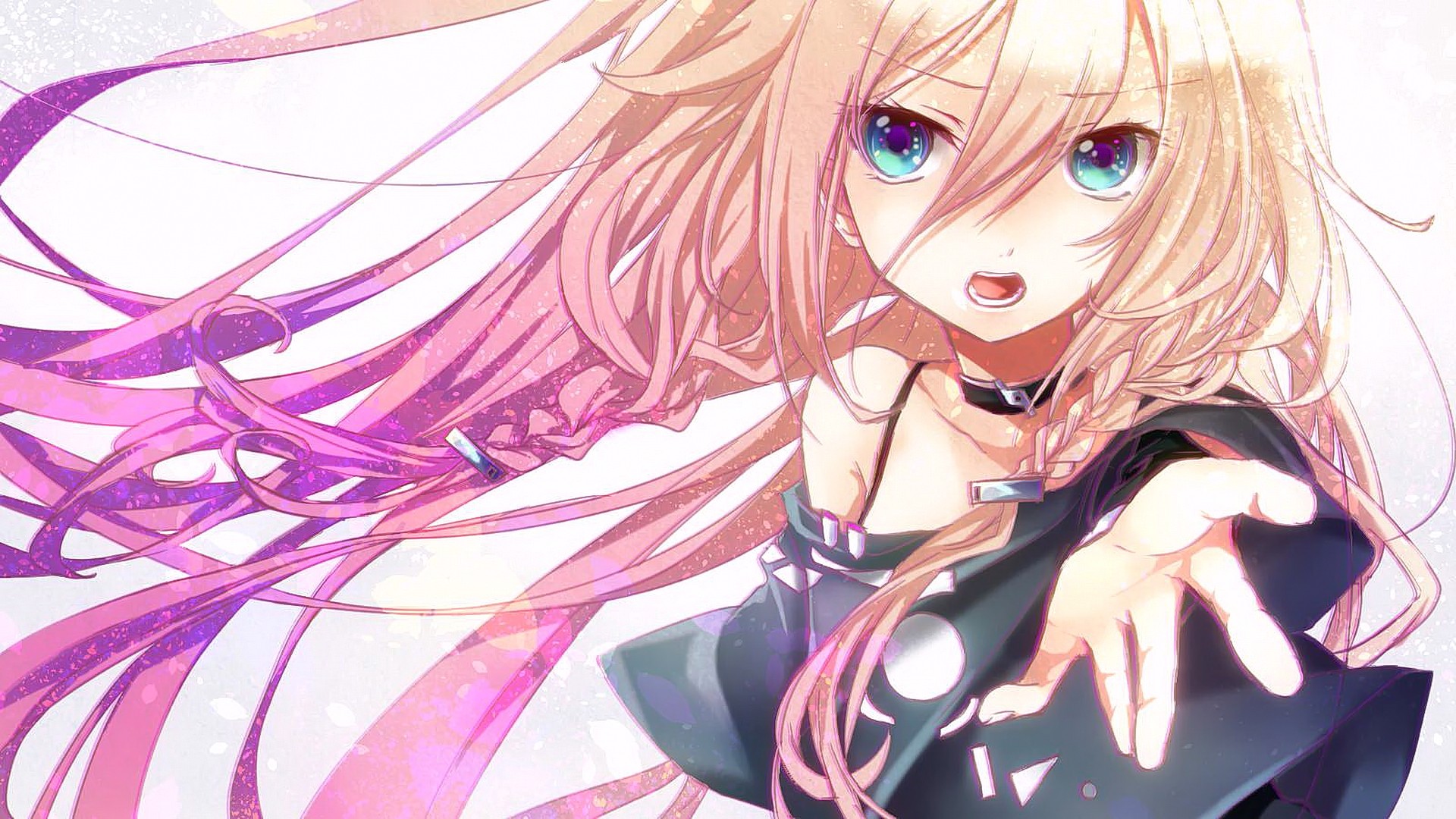 IA Vocaloid anime girl with pink hair HD Wallpaper