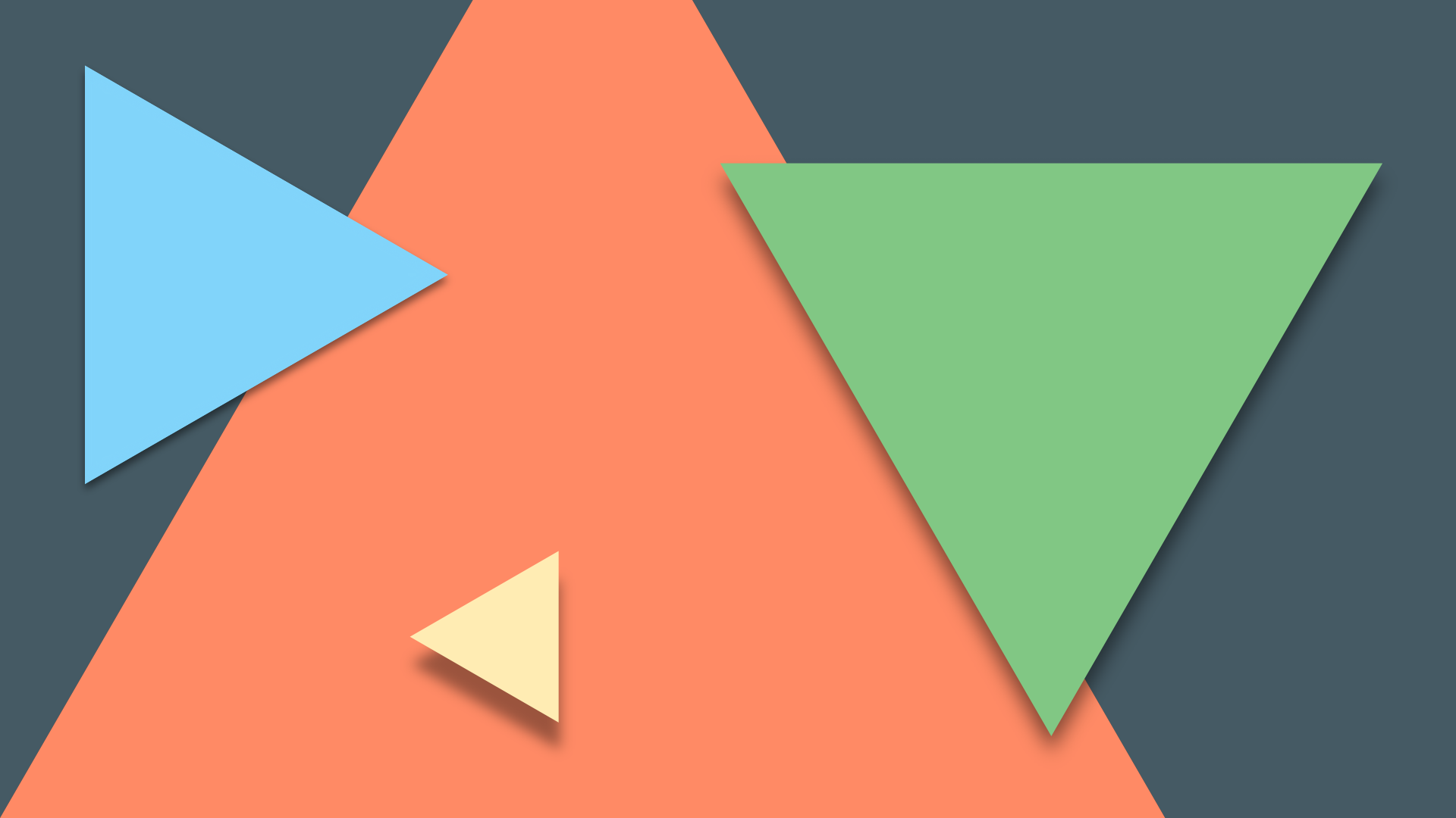Abstract geometric shapes with triangles HD Wallpaper