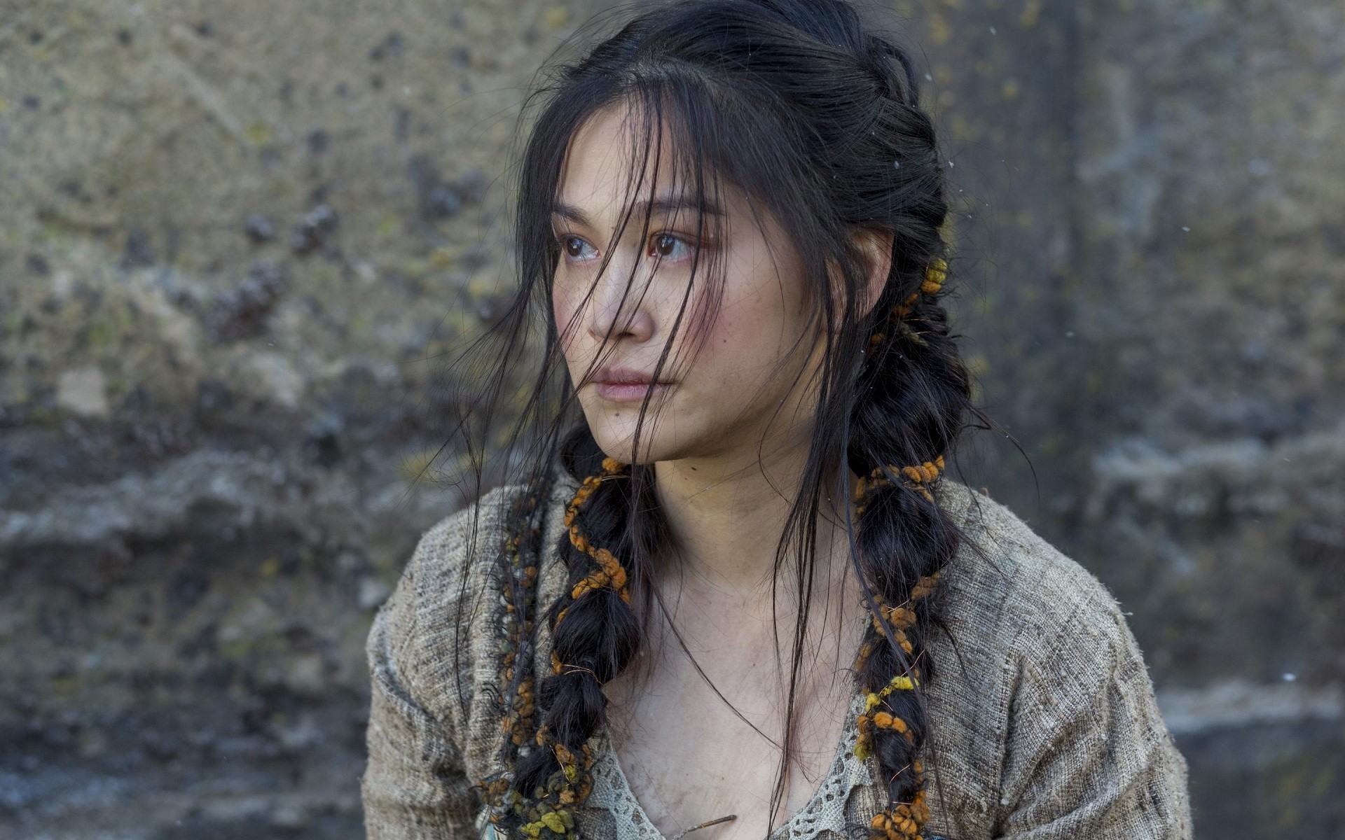 Dianne Doan as Yidu in Vikings HD Wallpaper