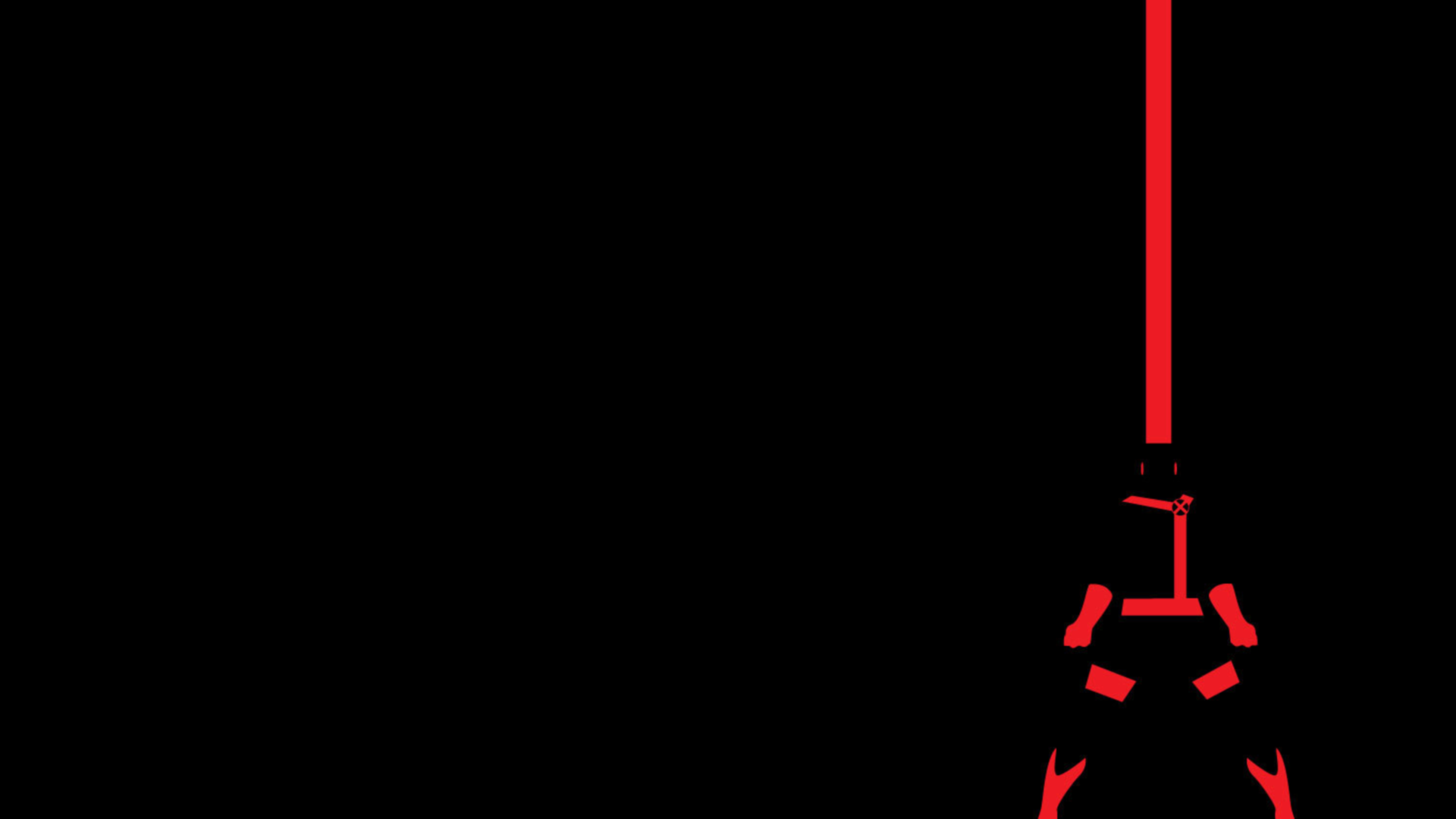 Cyclops from Marvel Comics, minimalist red and black HD Wallpaper