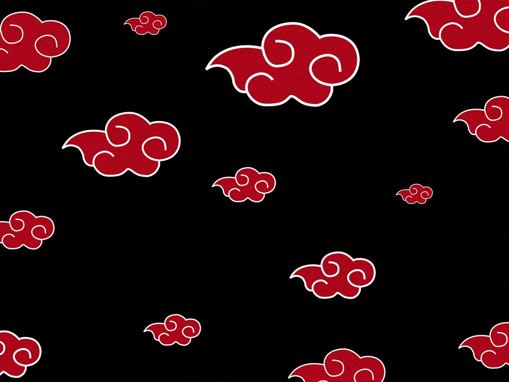 Akatsuki Clouds Pattern from Naruto Shippuuden HD Wallpaper